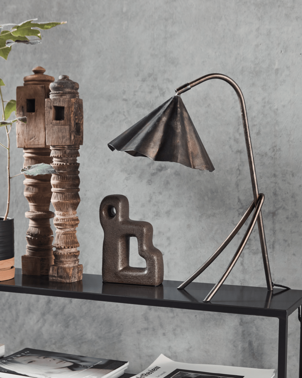 House Doctor Tischlampe FLOLA antikbraun - Sir Henrys