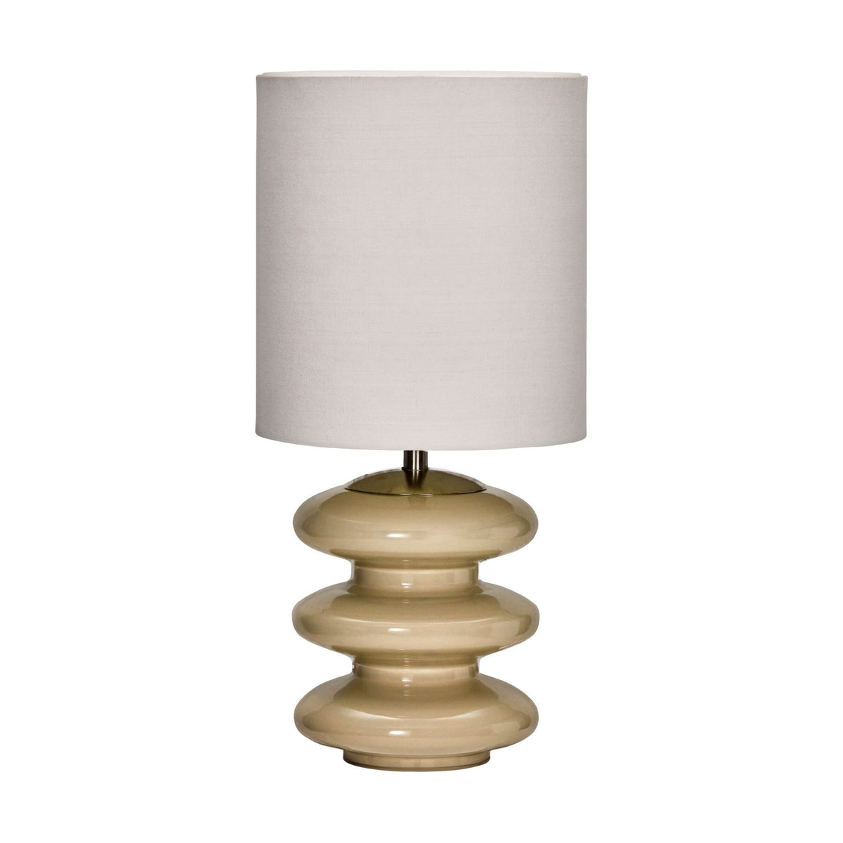 House Doctor Tischlampe STEP L sandfarben weiß | 25x25x69cm - Sir Henrys