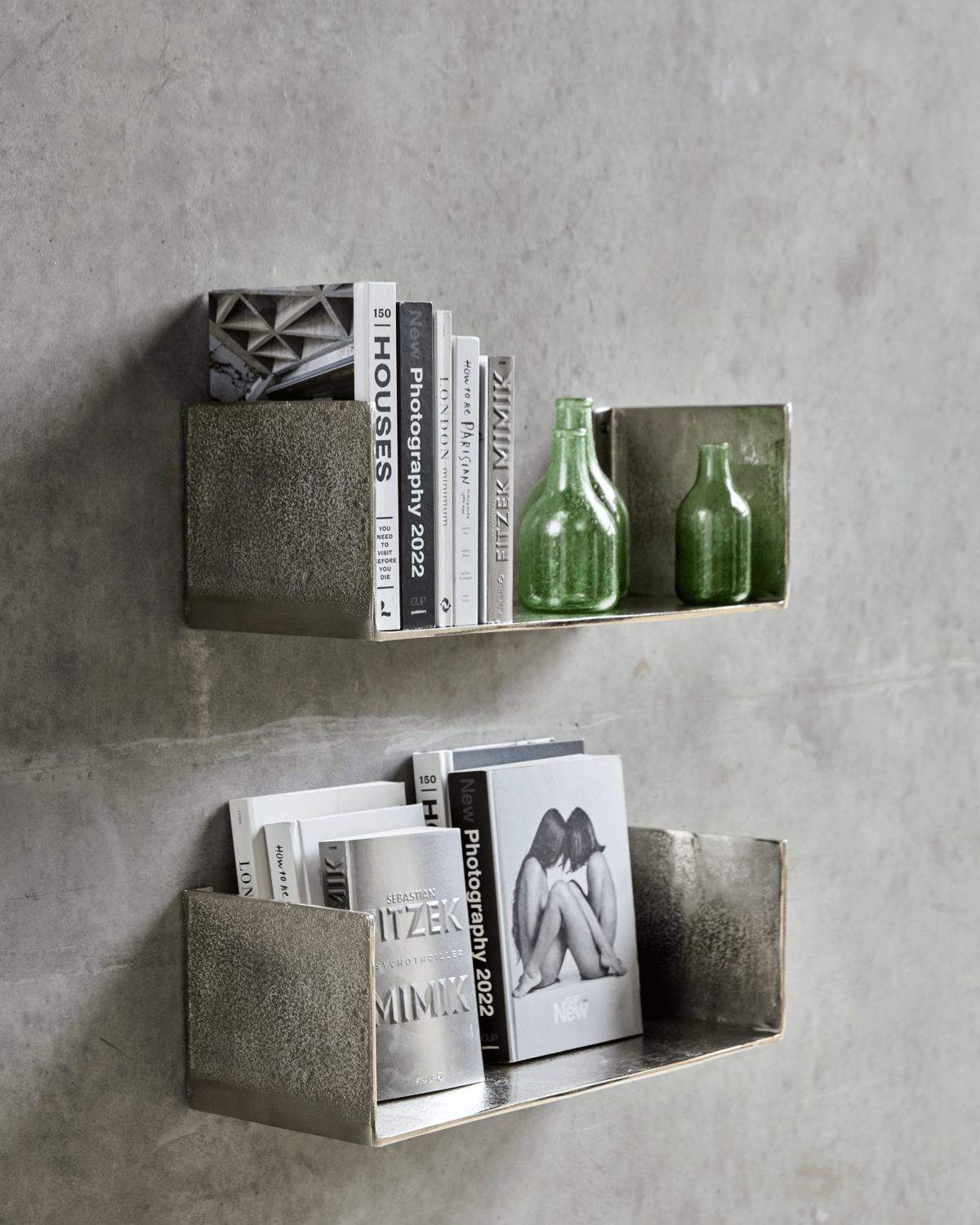 House Doctor Wandablage BOXIE silberfinish | 50x18x16cm - Sir Henrys