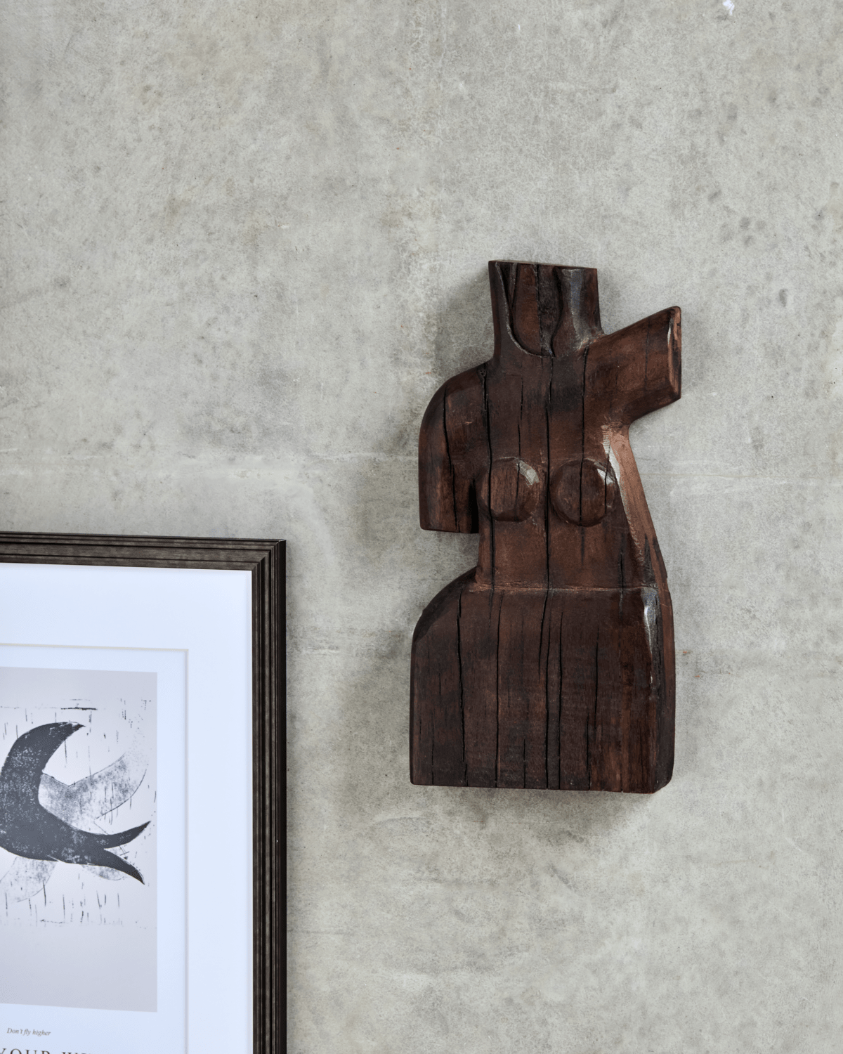 House Doctor Wandkunst HUMAN schwarz | 20x5x41cm - Sir Henrys