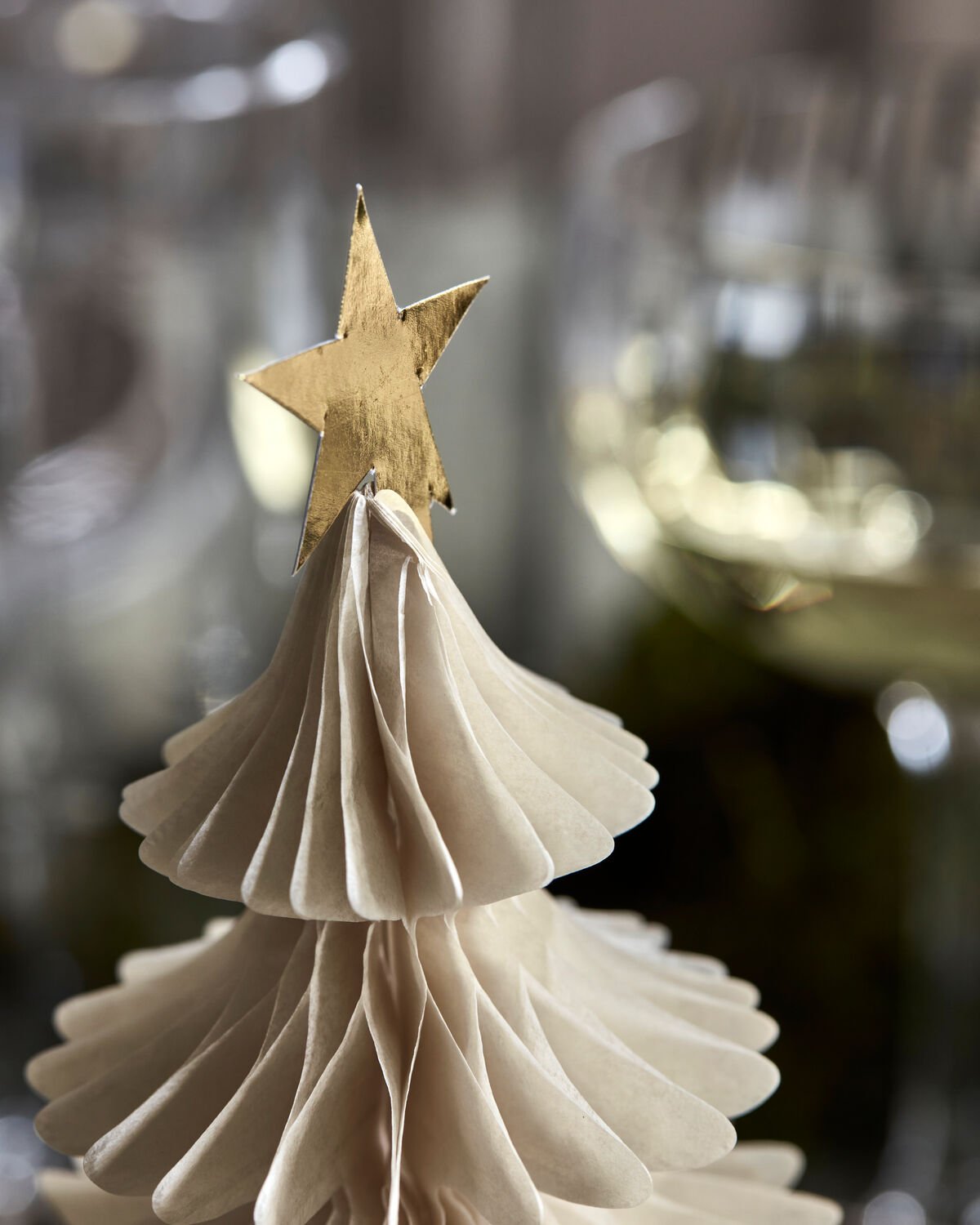 House Doctor Weihnachtsbaum TREE 3er Set creme elfenbein - Sir Henrys
