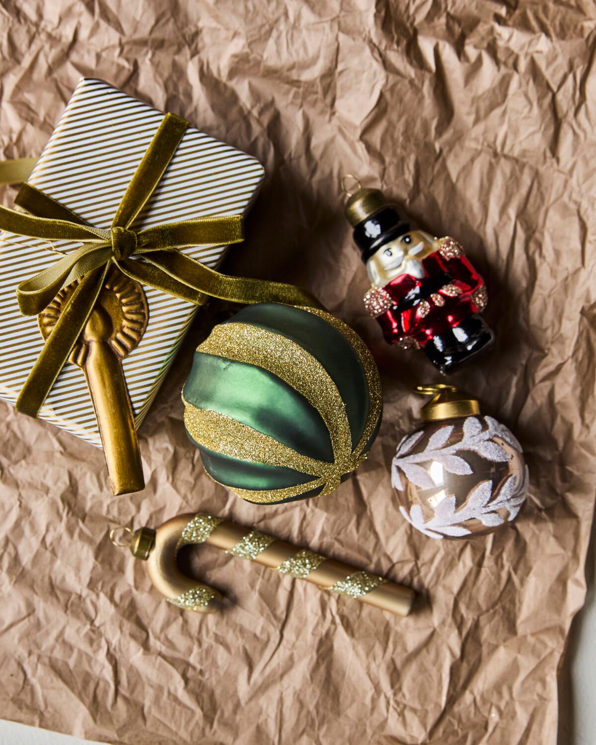 House Doctor Weihnachtskugel SWIRL grün 4er Set | Ø 8cm - Sir Henrys