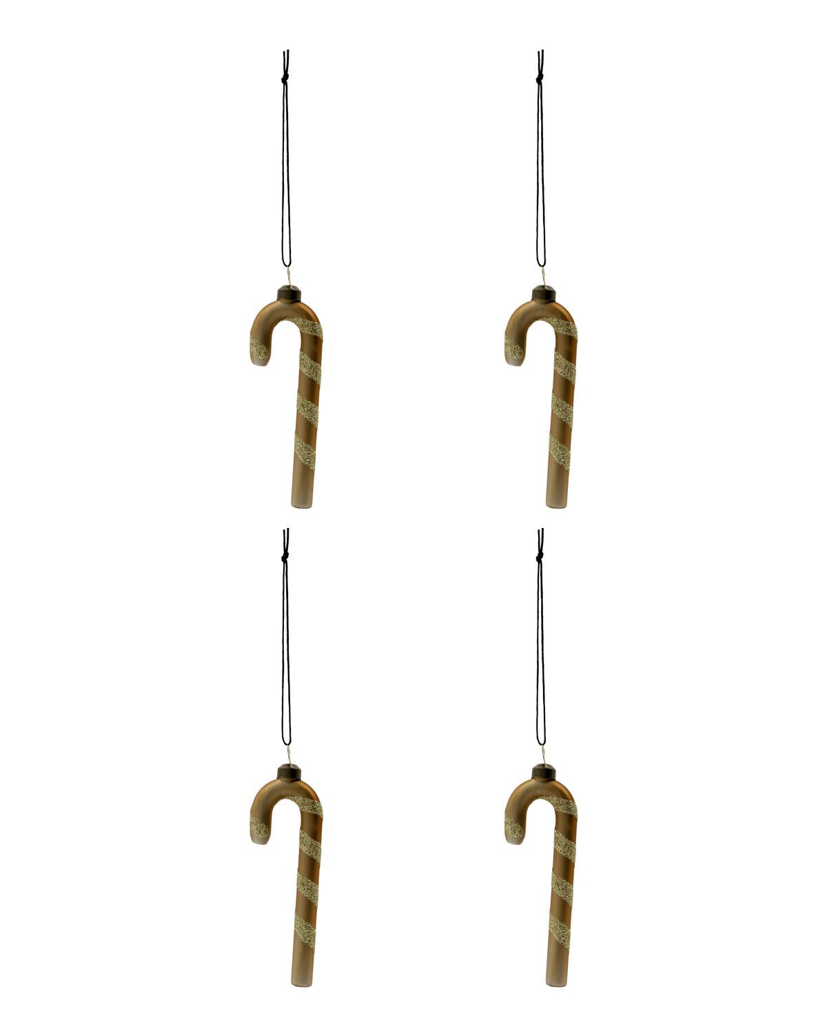 House Doctor Weihnachtsschmuck STICK 4er Set gold | 3x11cm - Sir Henrys