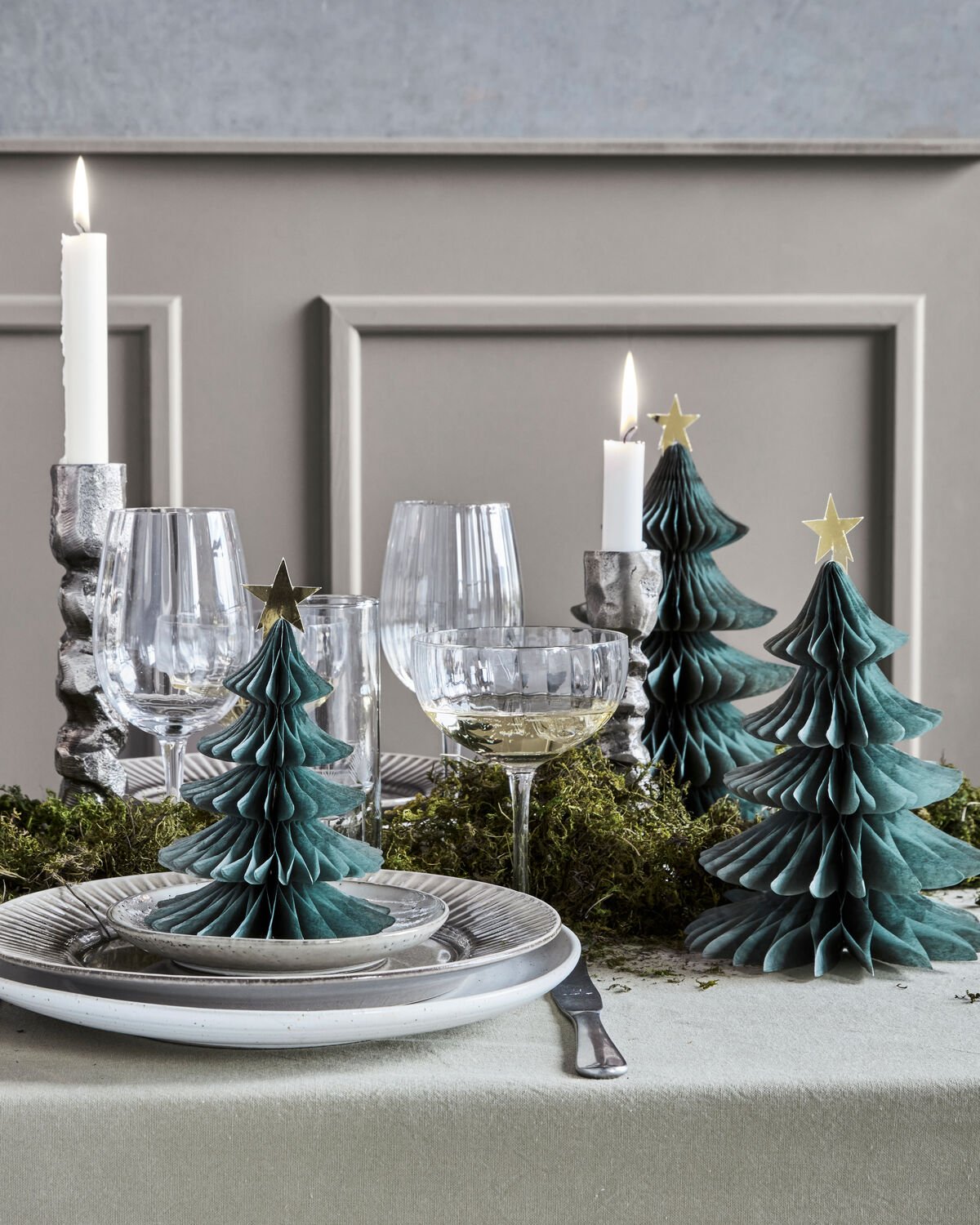 House Doctor Weihnachtsschmuck TREE grün 3er Set - Sir Henrys