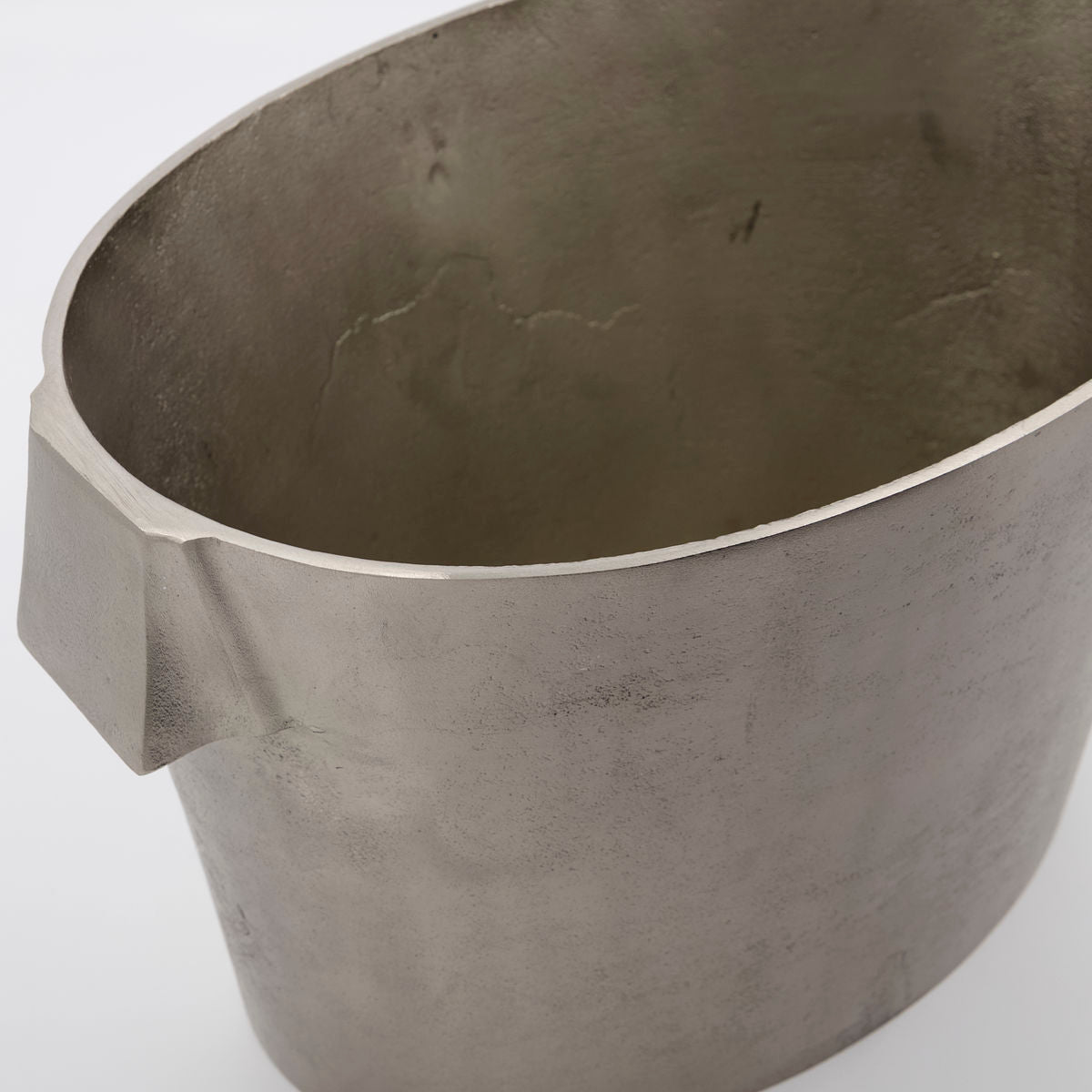 House Doctor Weinkühler BUCK gebürstetes Silber | 32x22x21cm - Sir Henrys
