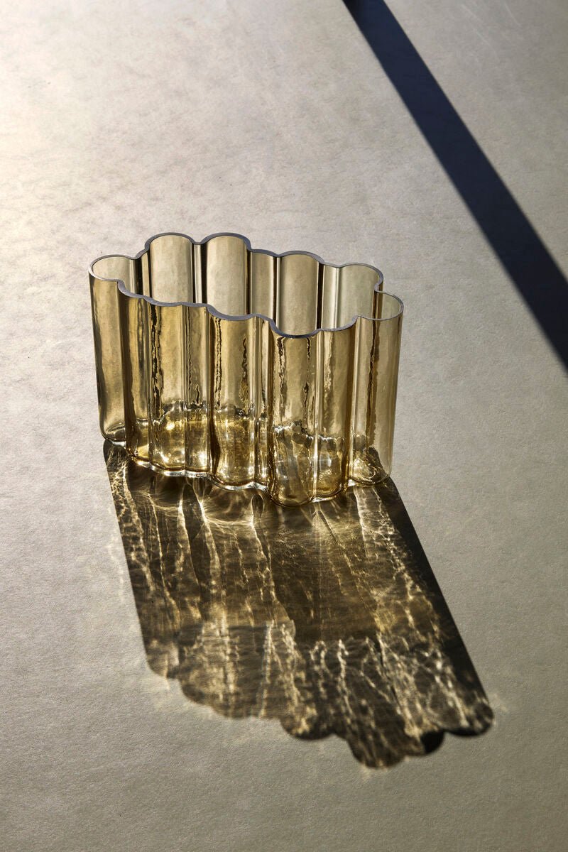 Hübsch Vase UMBER bernstein | 30x16x20cm - Sir Henrys