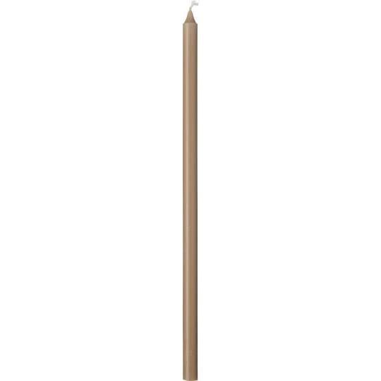 IB Laursen Kerze CELIA dünn hoch leinen | Ø1,3cm H30cm - Sir Henrys