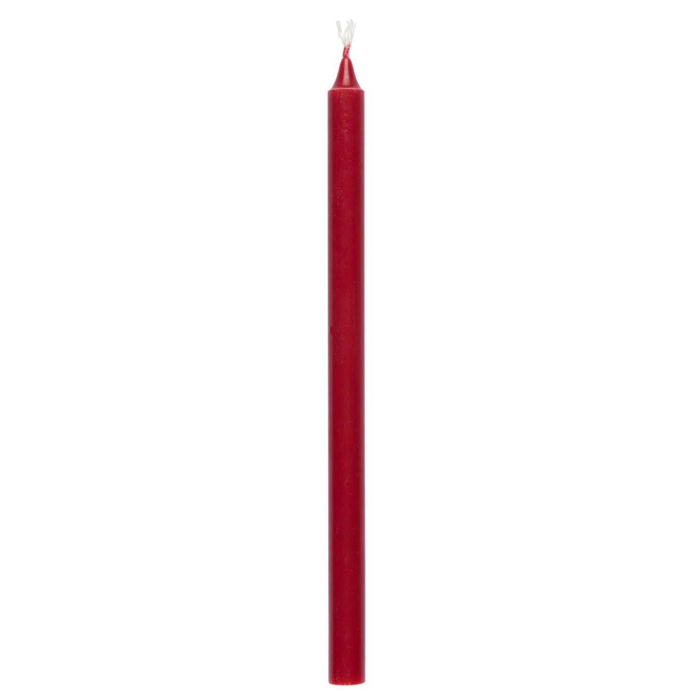 IB Laursen Kerze CELIA dünn hoch rot | Ø1,3cm H20cm - Sir Henrys