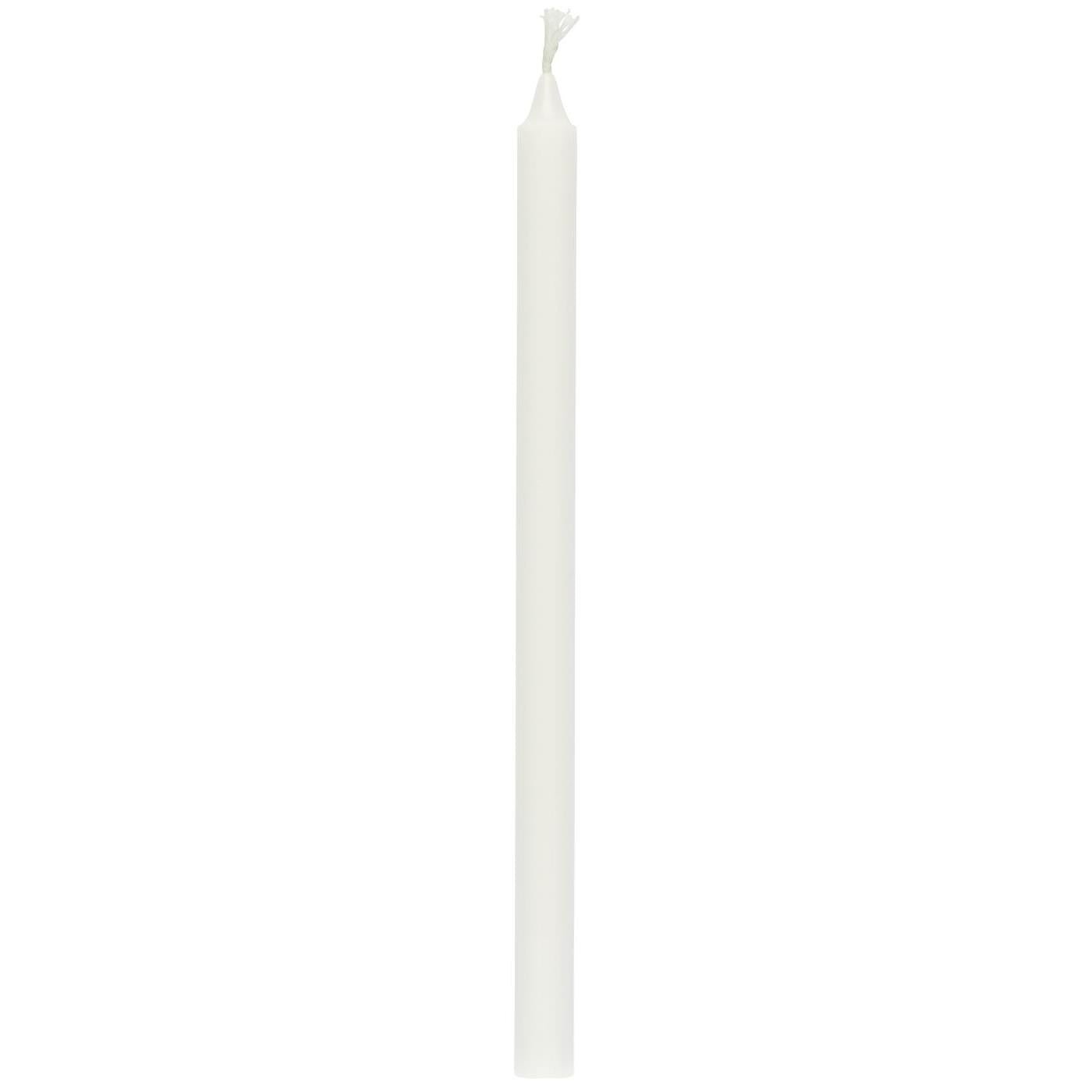 IB Laursen Kerze CELIA dünn hoch weiß | Ø1,3cm H20cm - Sir Henrys