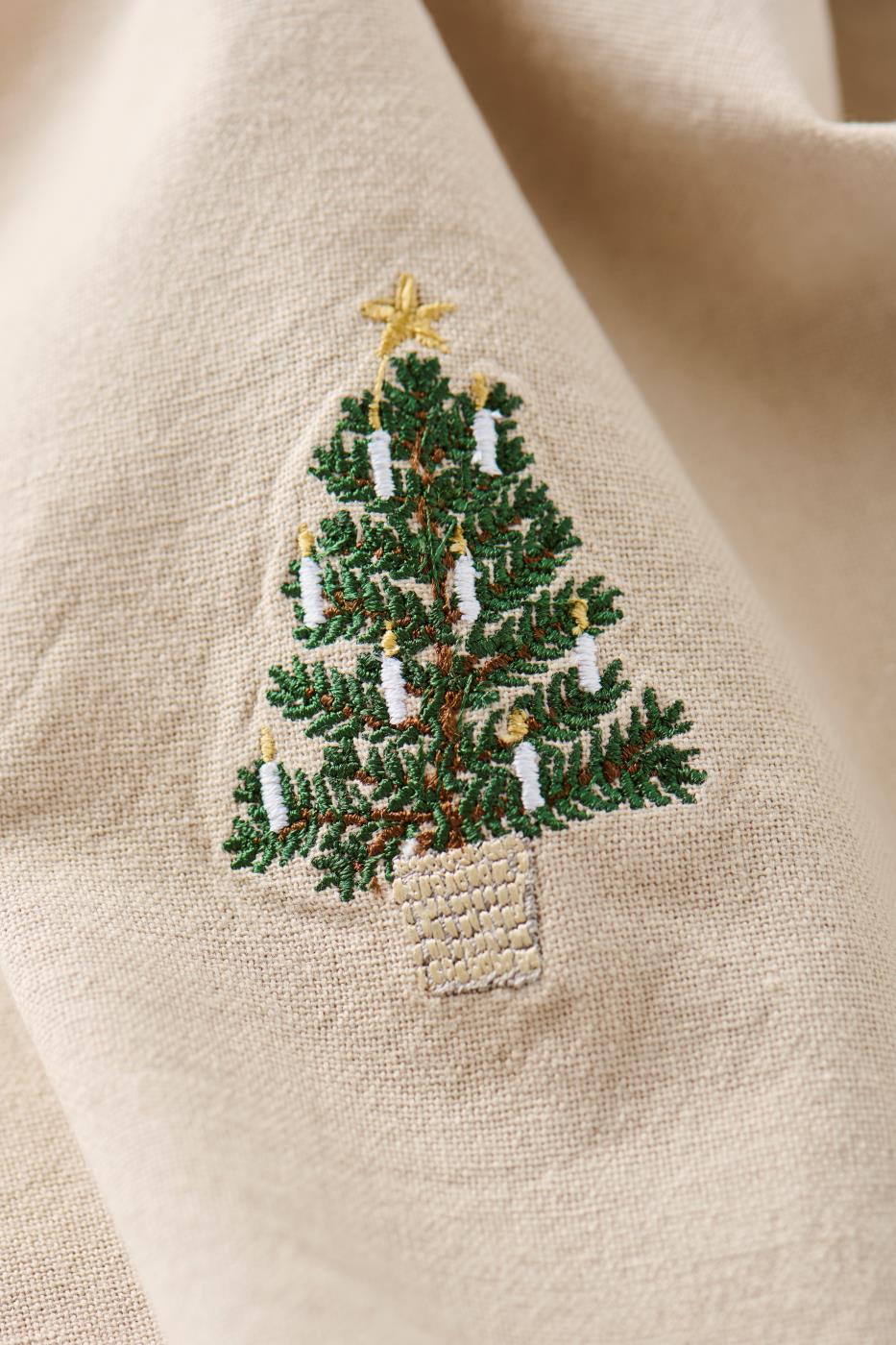 IB Laursen Serviette WEIHNACHTSBAUM natur | 40x40cm - Sir Henrys