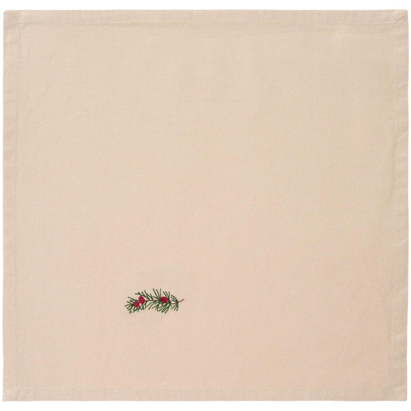 IB Laursen Serviette ZWEIG natur | 40x40cm - Sir Henrys