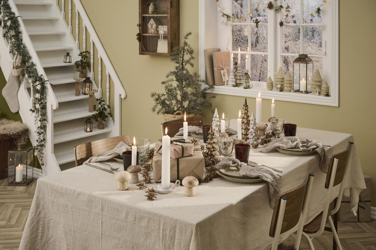 IB Laursen Tischdecke LEINEN beige | 250x150cm - Sir Henrys