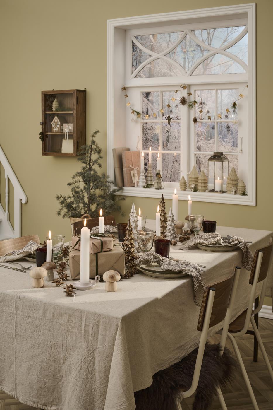 IB Laursen Tischdecke LEINEN beige | 250x150cm - Sir Henrys