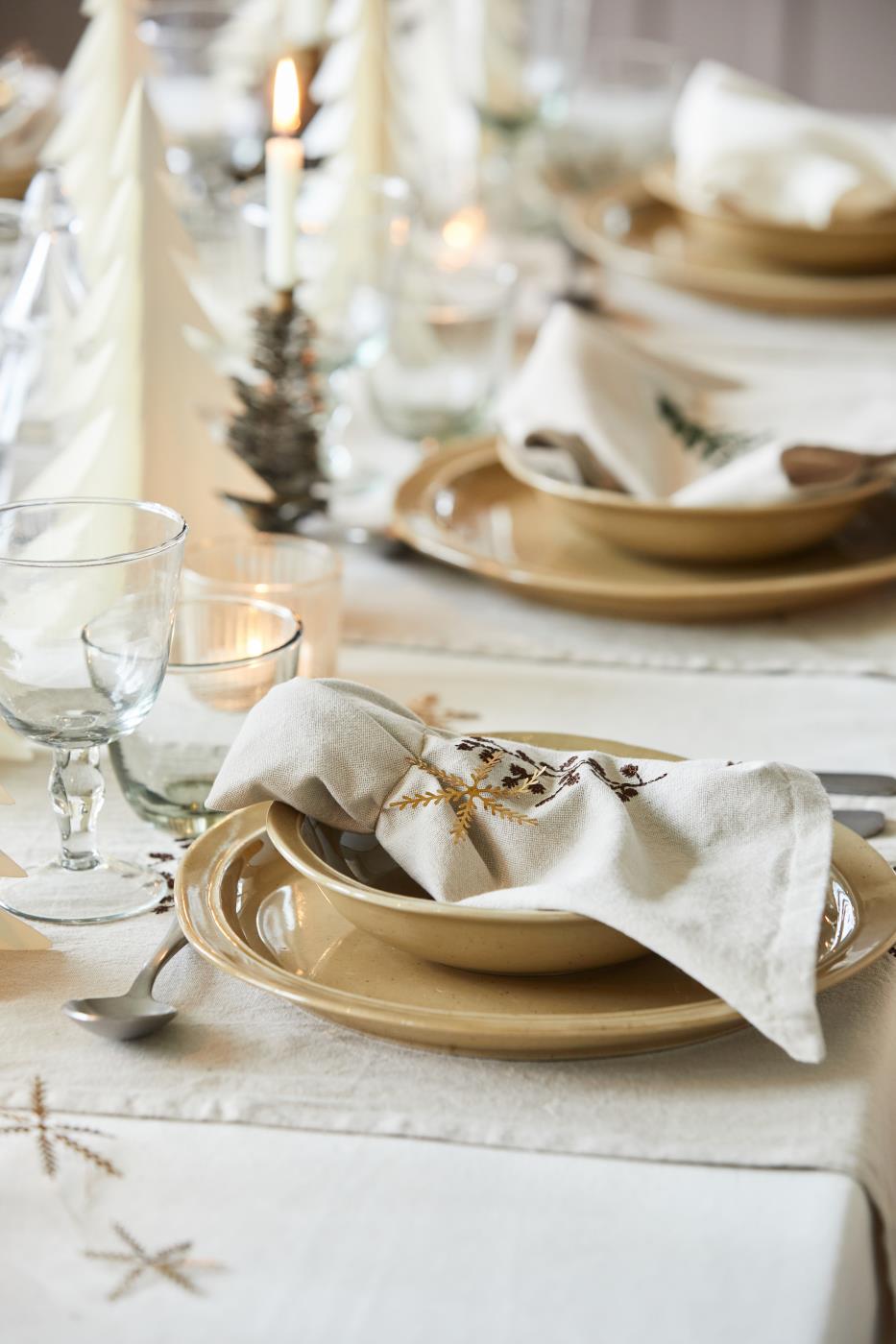 IB Laursen Tischdecke LEINEN butter cream | 250x150cm - Sir Henrys