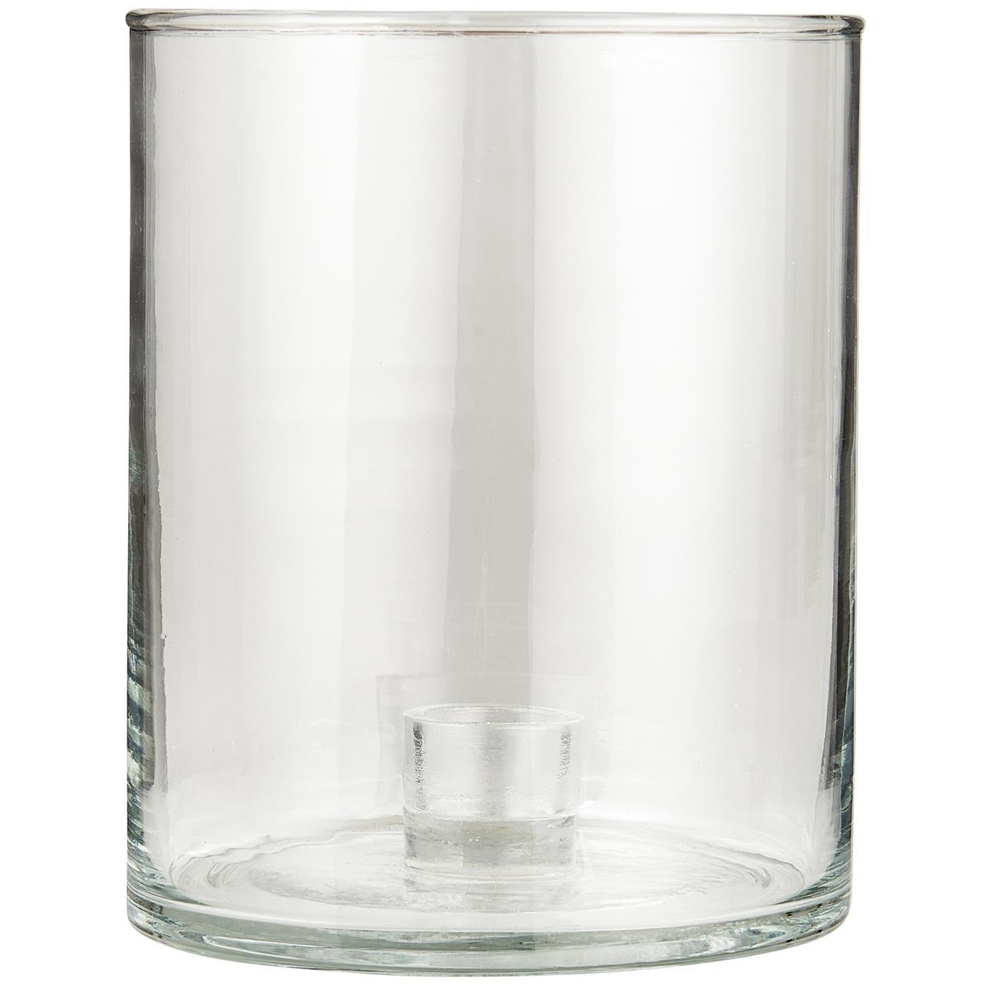 IB Laursen Windlicht GLAS Kerzenhalter fixiert für Stabkerze Ø2,2cm | Ø12x15cm - Sir Henrys