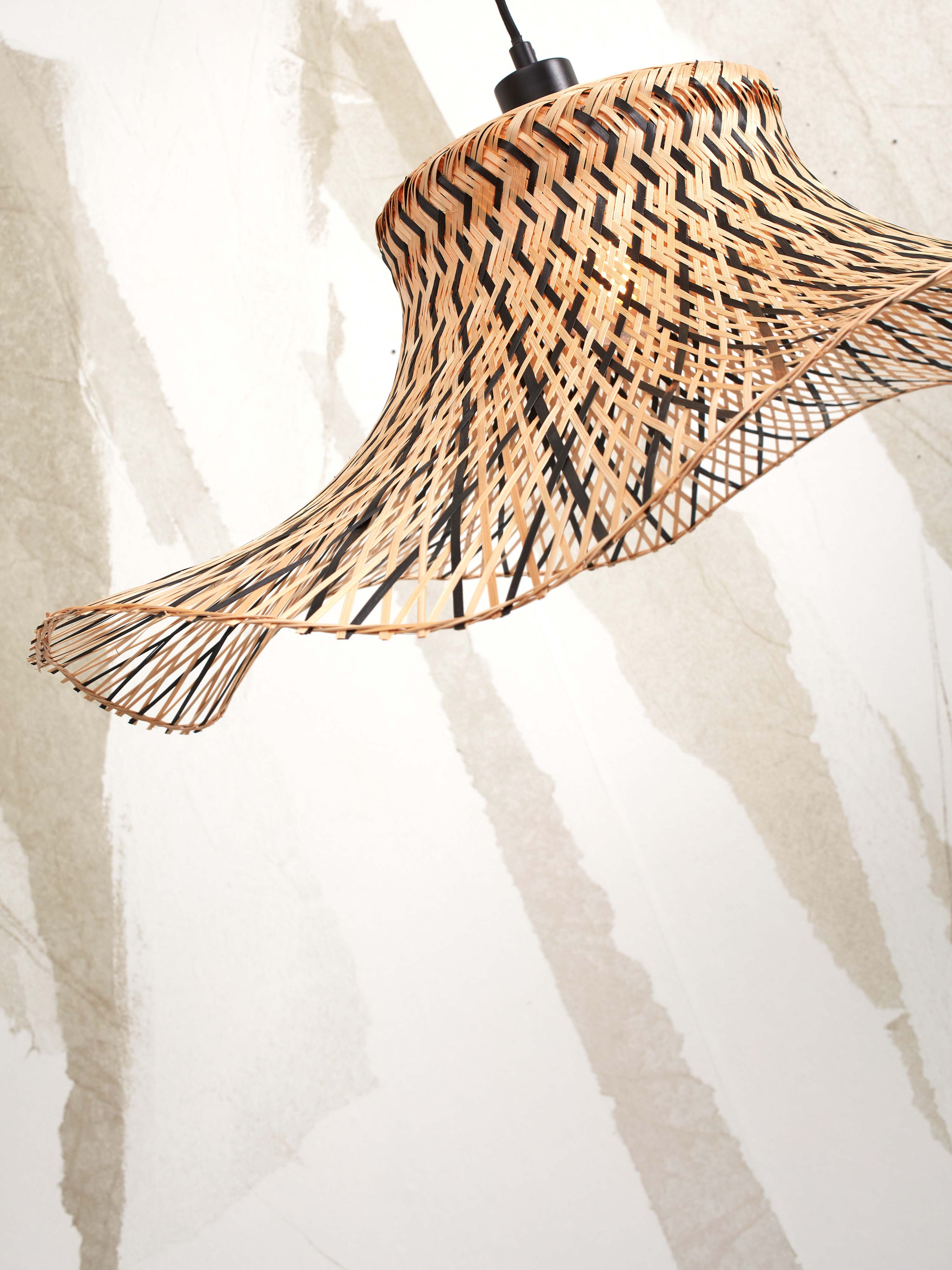 Good&Mojo Stehlampe IBIZA braun | 83x65x176cm