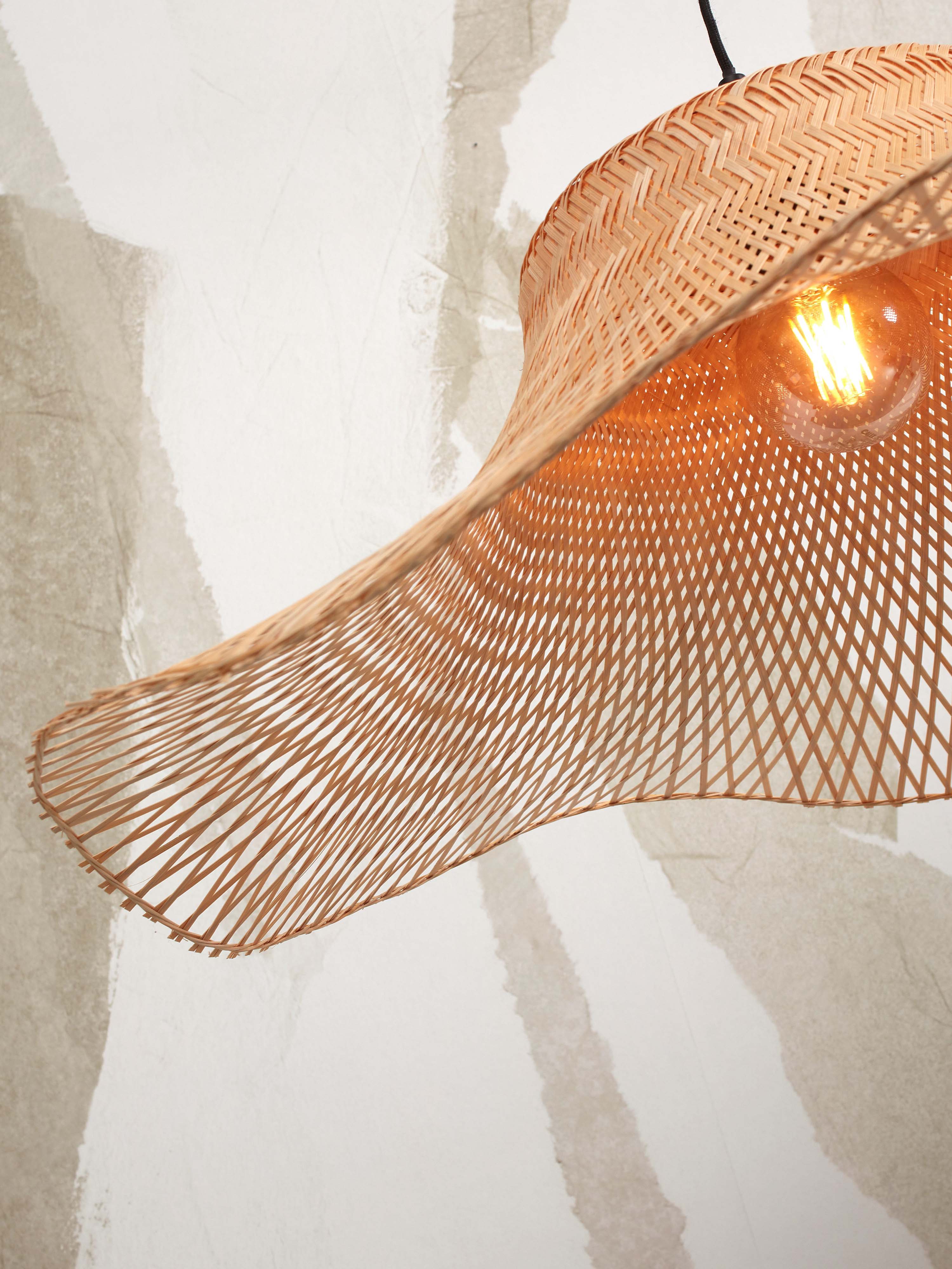 Good&Mojo Stehlampe IBIZA braun | 83x65x176cm