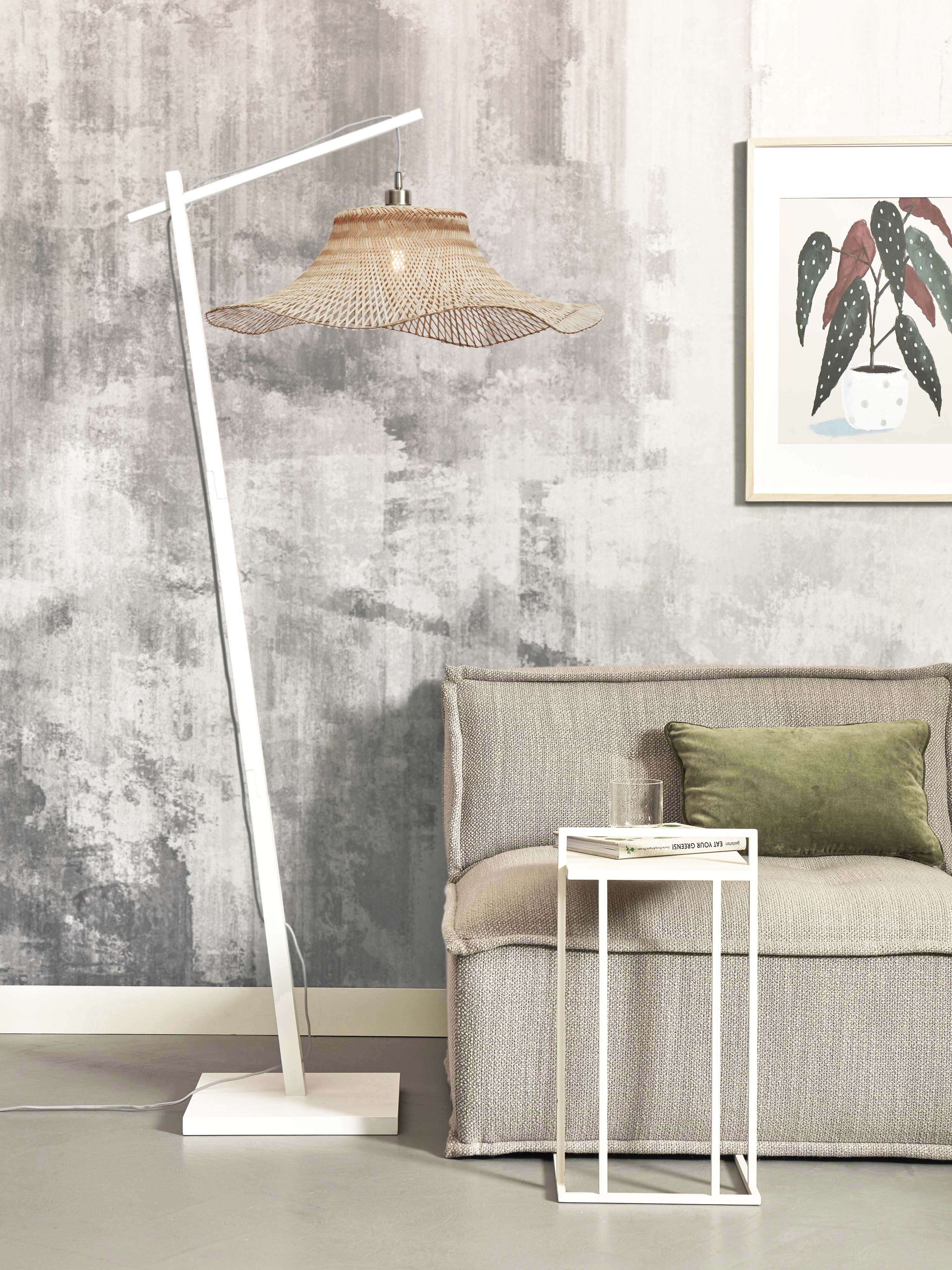 Good&Mojo Stehlampe IBIZA braun | 83x65x176cm