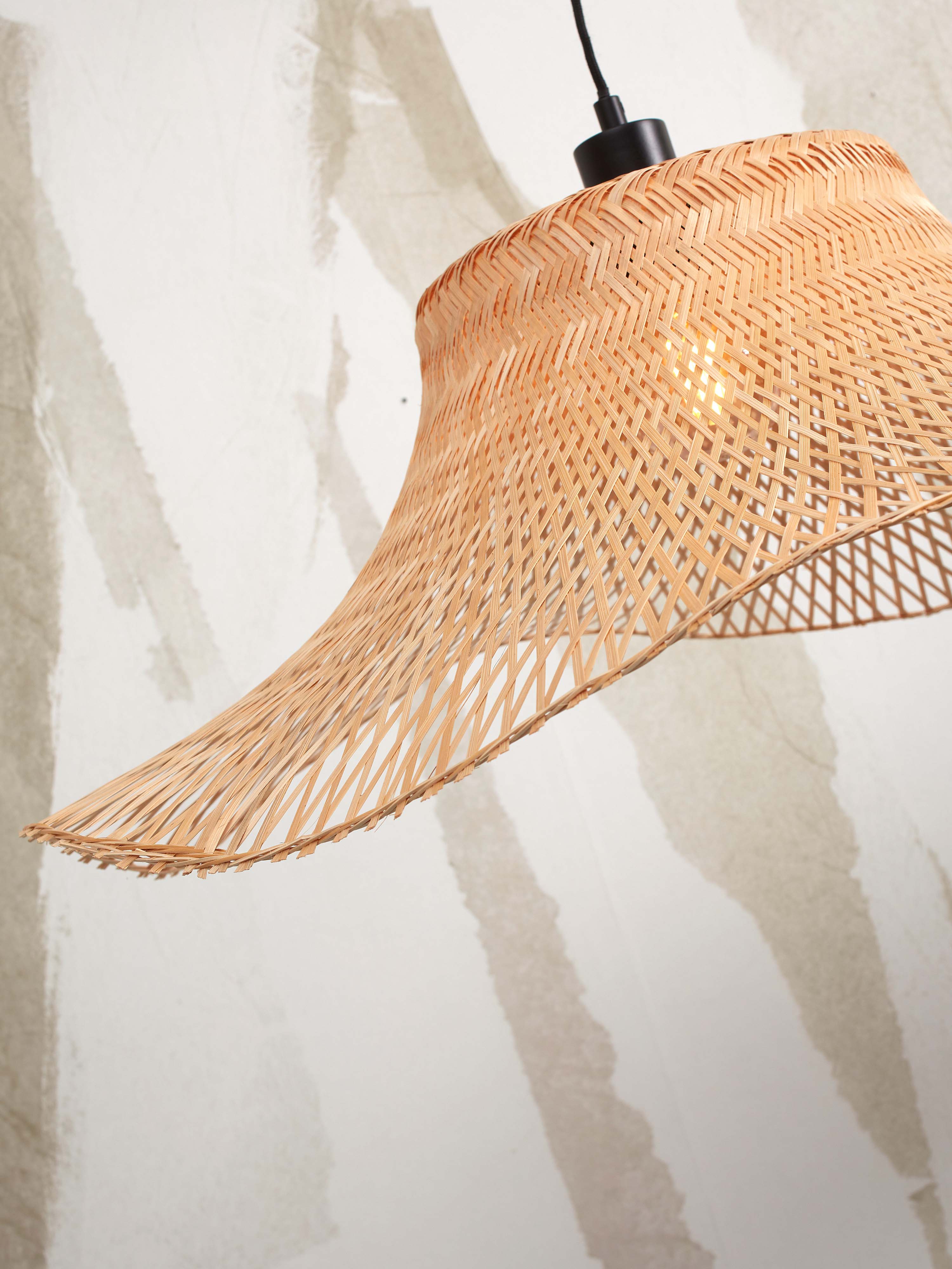 Good&Mojo Stehlampe IBIZA braun | 77x50x150cm