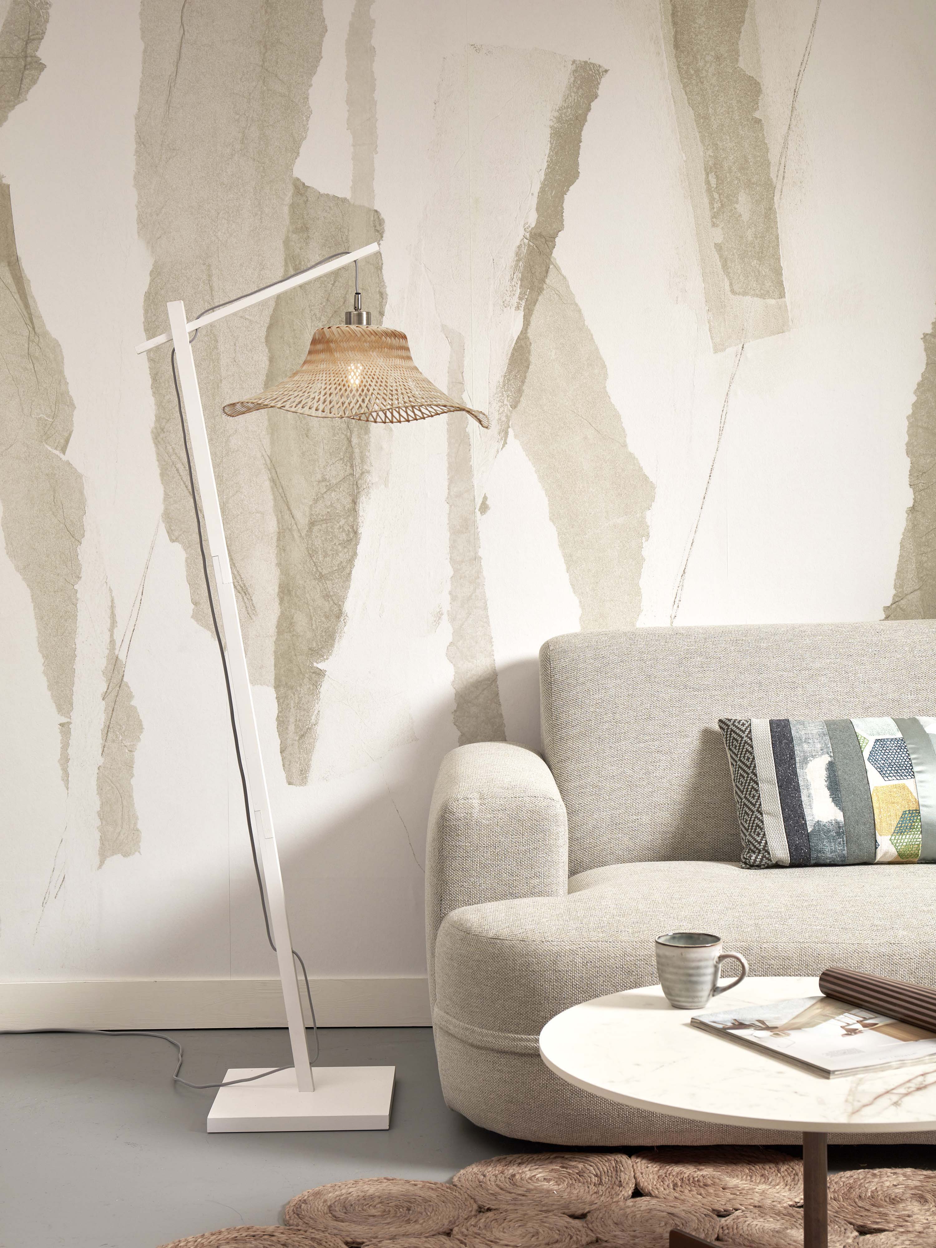 Good&Mojo Stehlampe IBIZA braun | 77x50x150cm