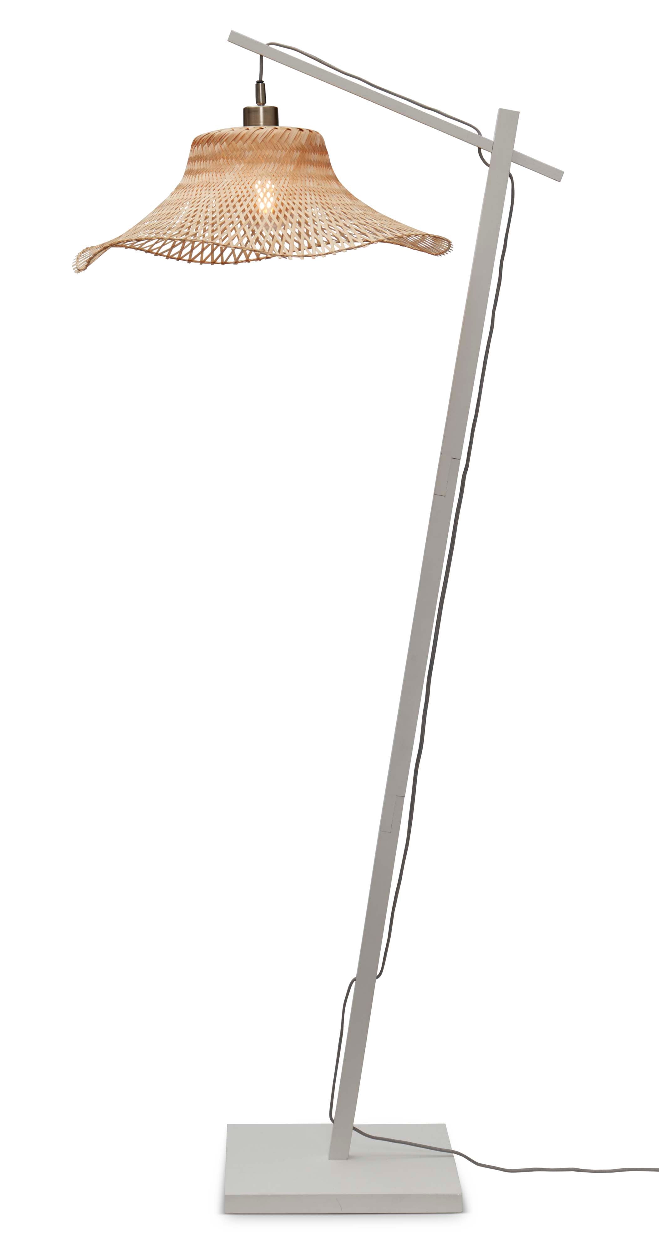 Good&Mojo Stehlampe IBIZA braun | 77x50x150cm