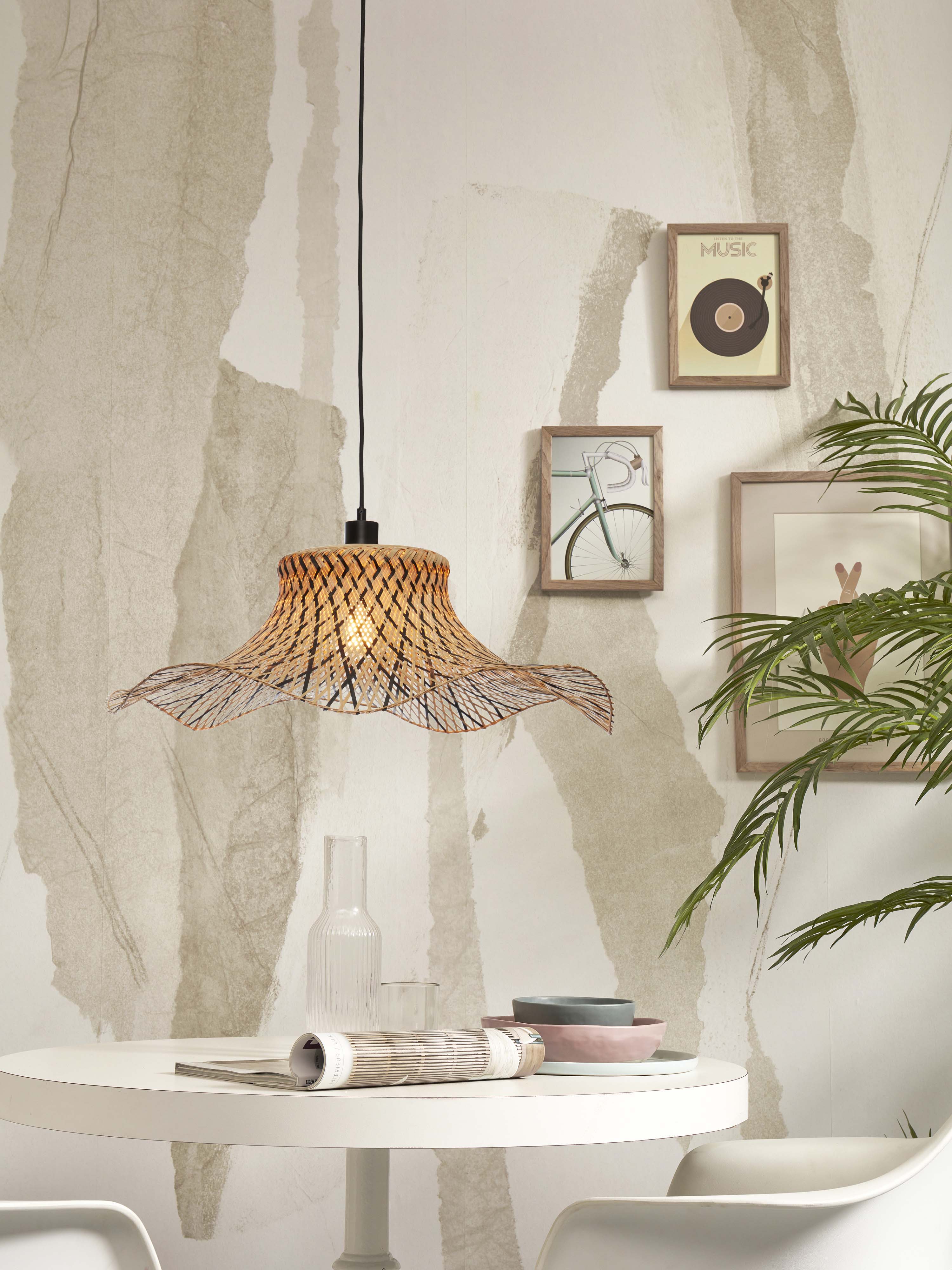 Good&Mojo Hängelampe IBIZA braun | 65x65x20cm