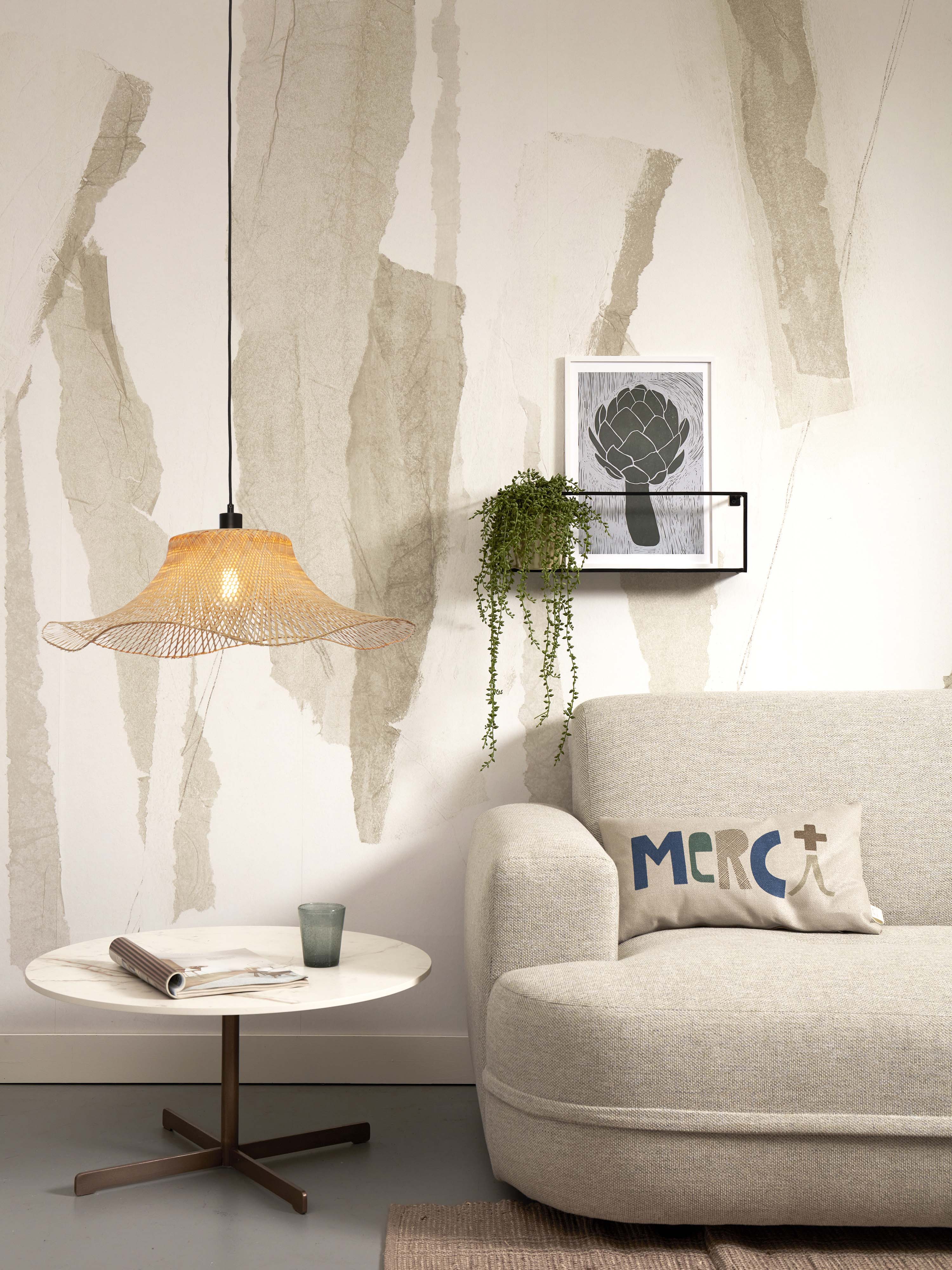 Good&Mojo Hängelampe IBIZA braun | 65x65x20cm