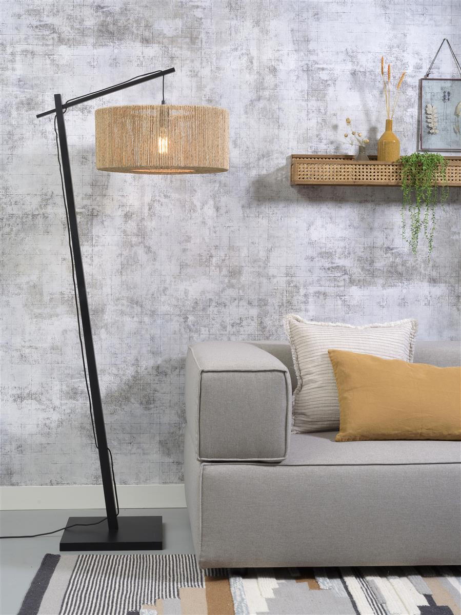 Good&Mojo Stehlampe IGUAZU braun | 165x50x207cm
