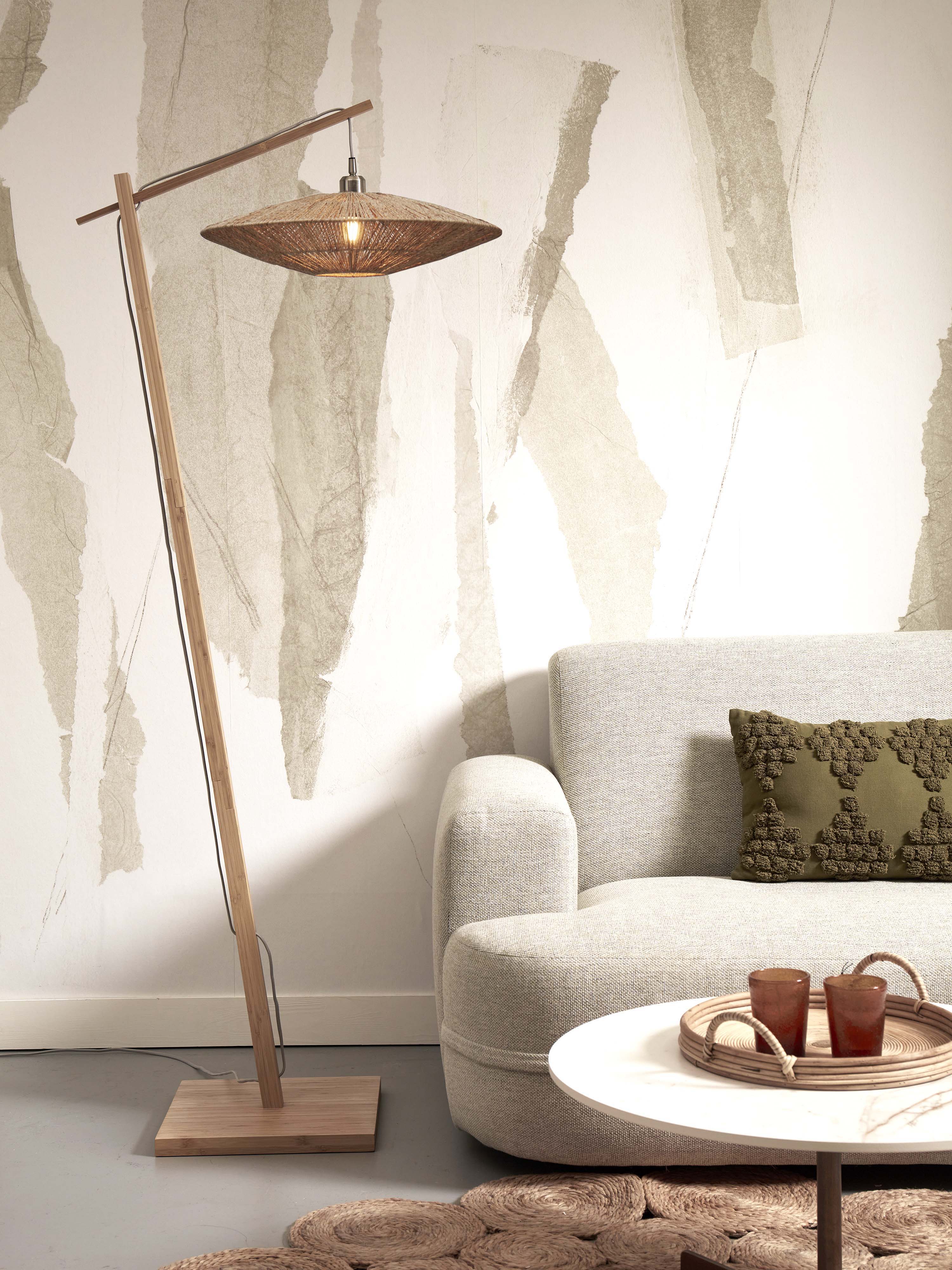 Good&Mojo Stehlampe IGUAZU braun | 78x55x176cm