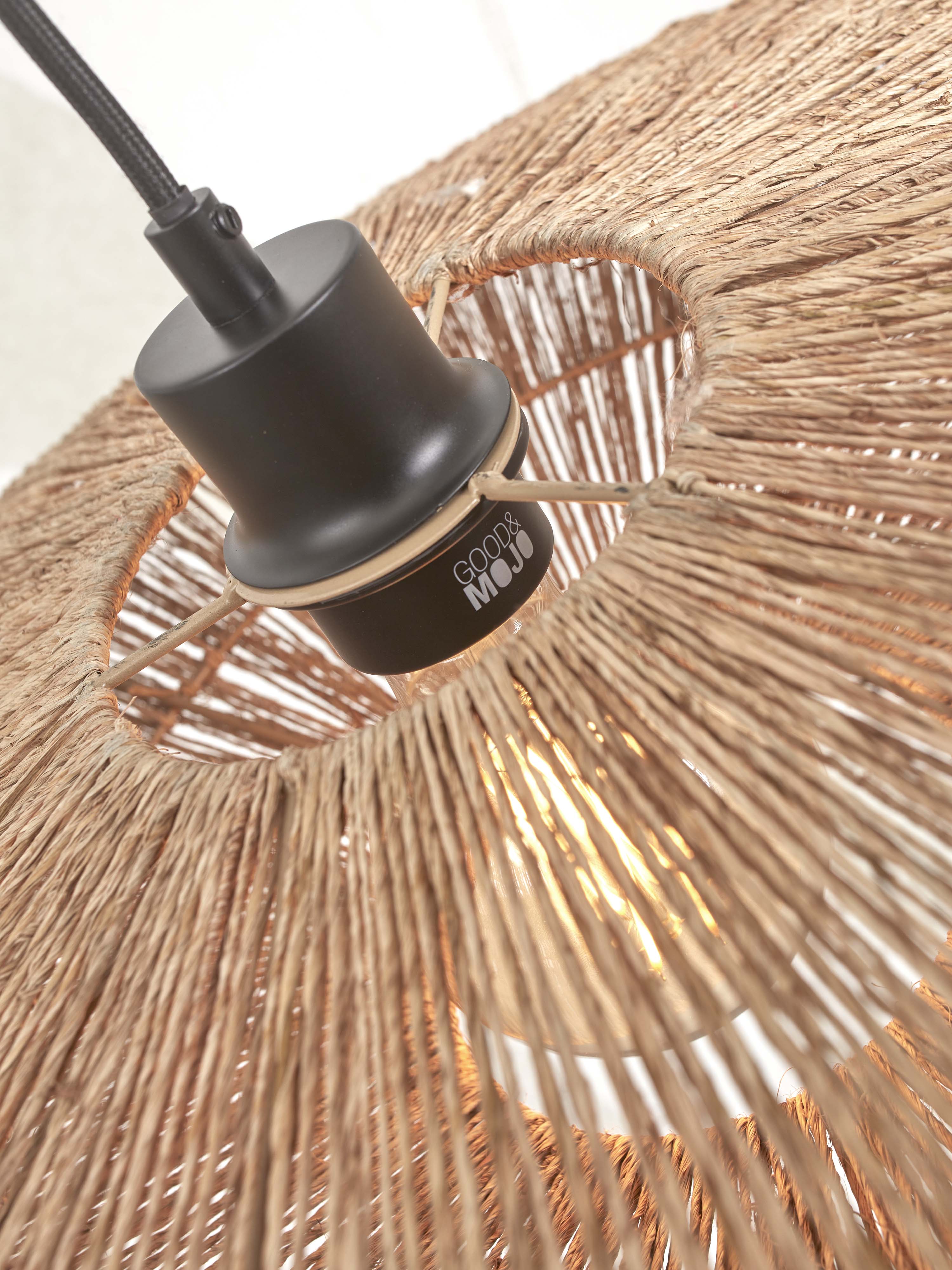 Good&Mojo Stehlampe IGUAZU braun | 78x55x176cm