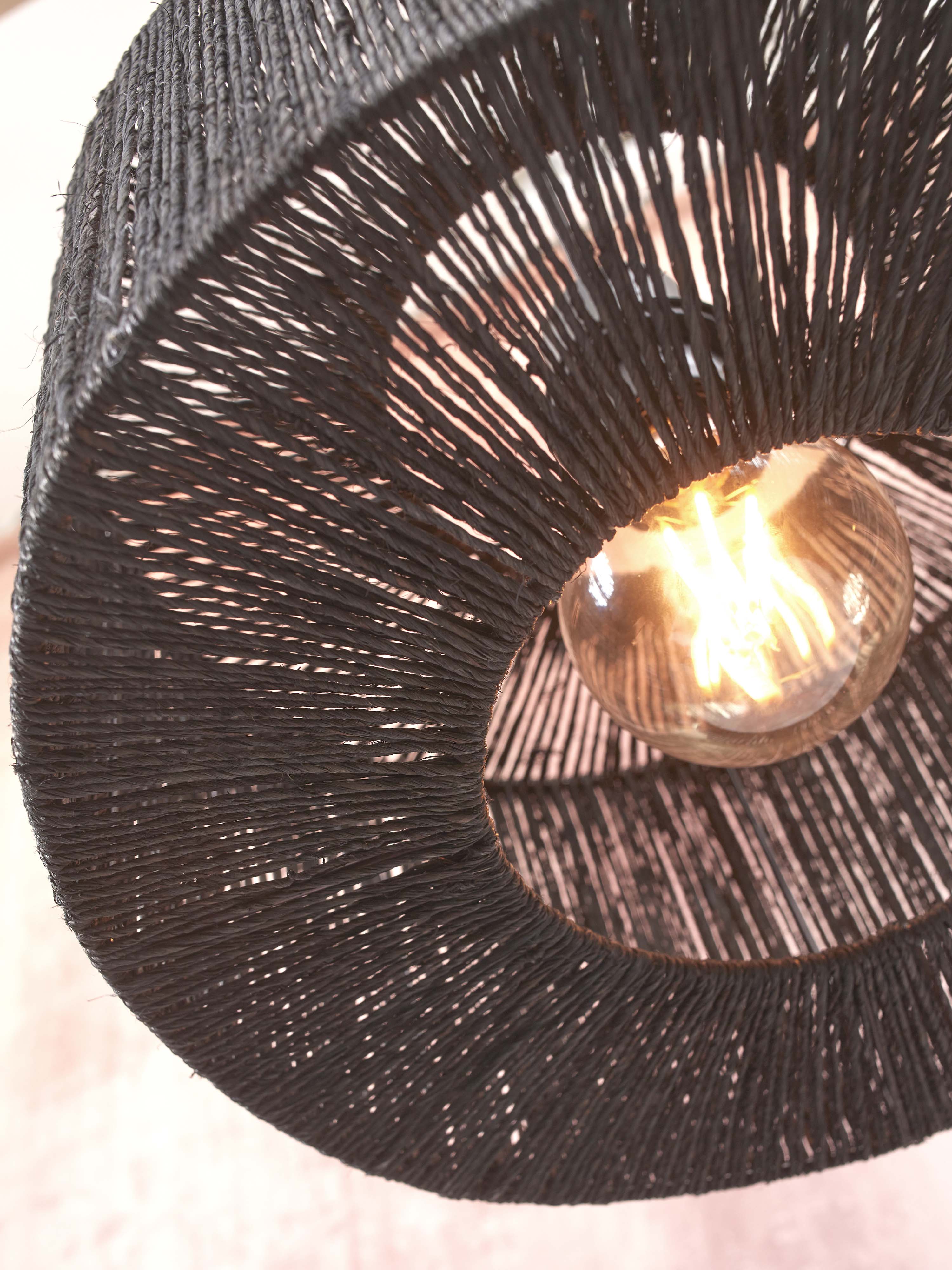 Good&Mojo Stehlampe IGUAZU schwarz | 57x31x150cm
