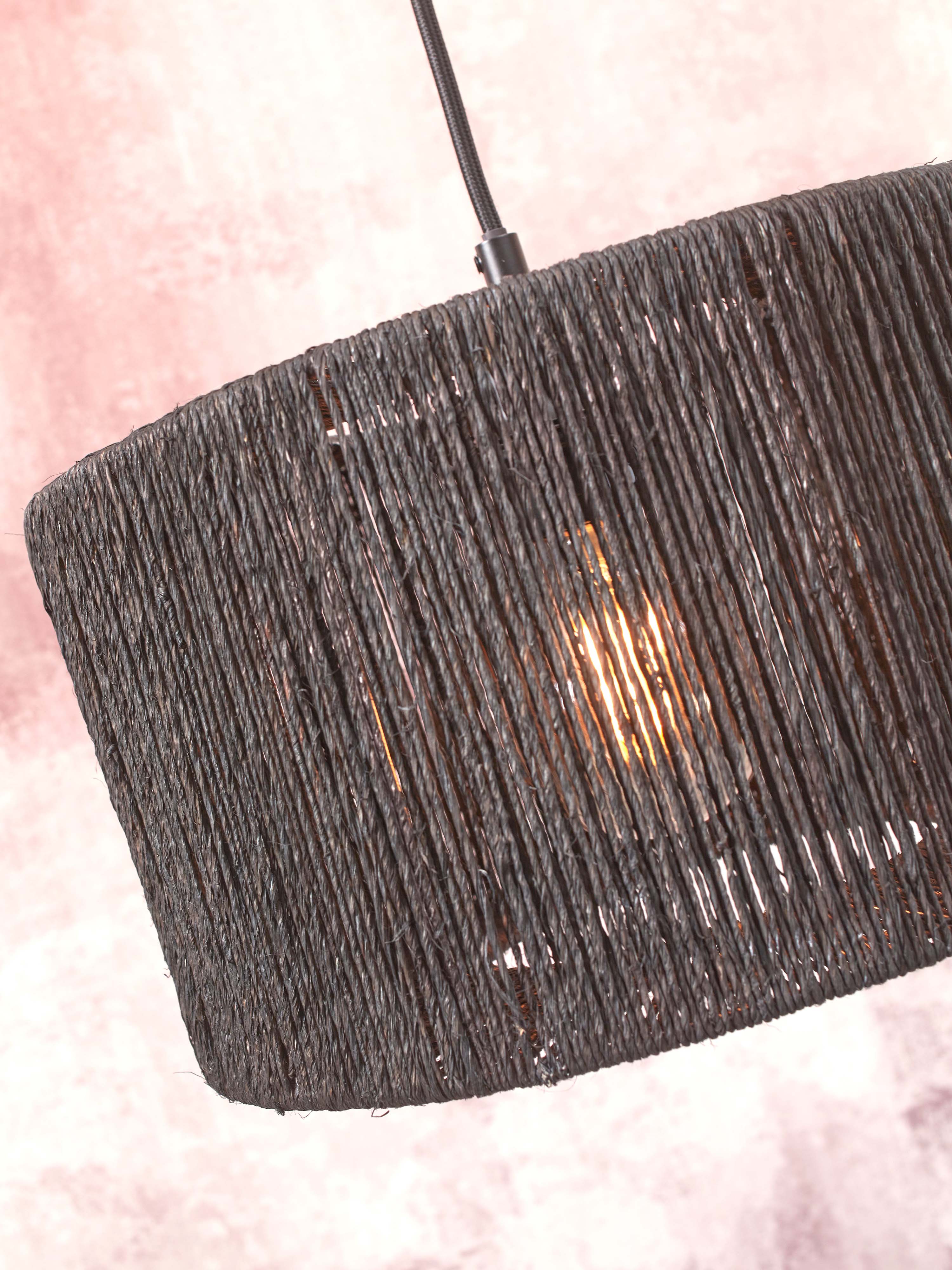 Good&Mojo Stehlampe IGUAZU schwarz | 57x31x150cm