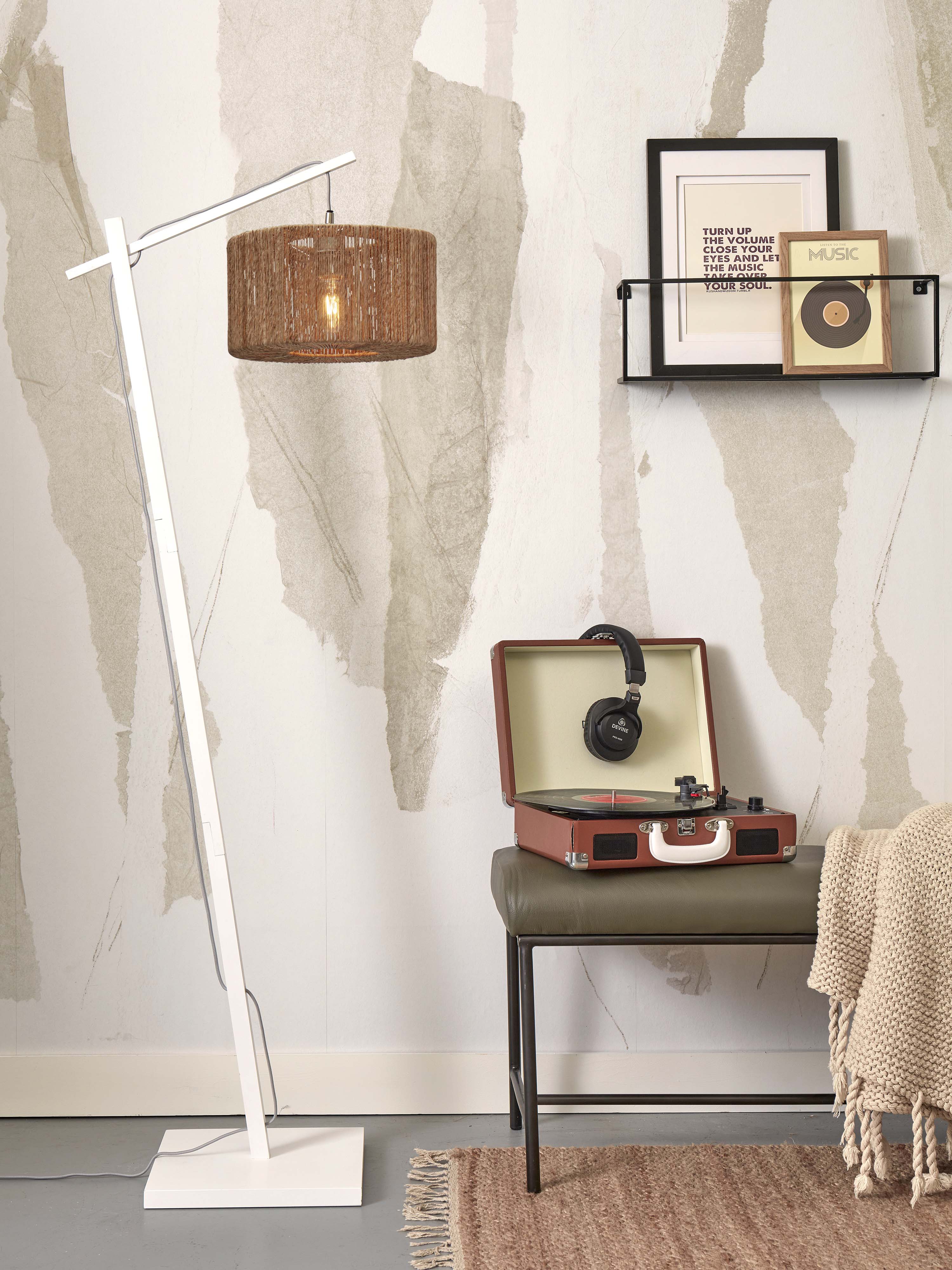 Good&Mojo Stehlampe IGUAZU braun | 57x31x150cm