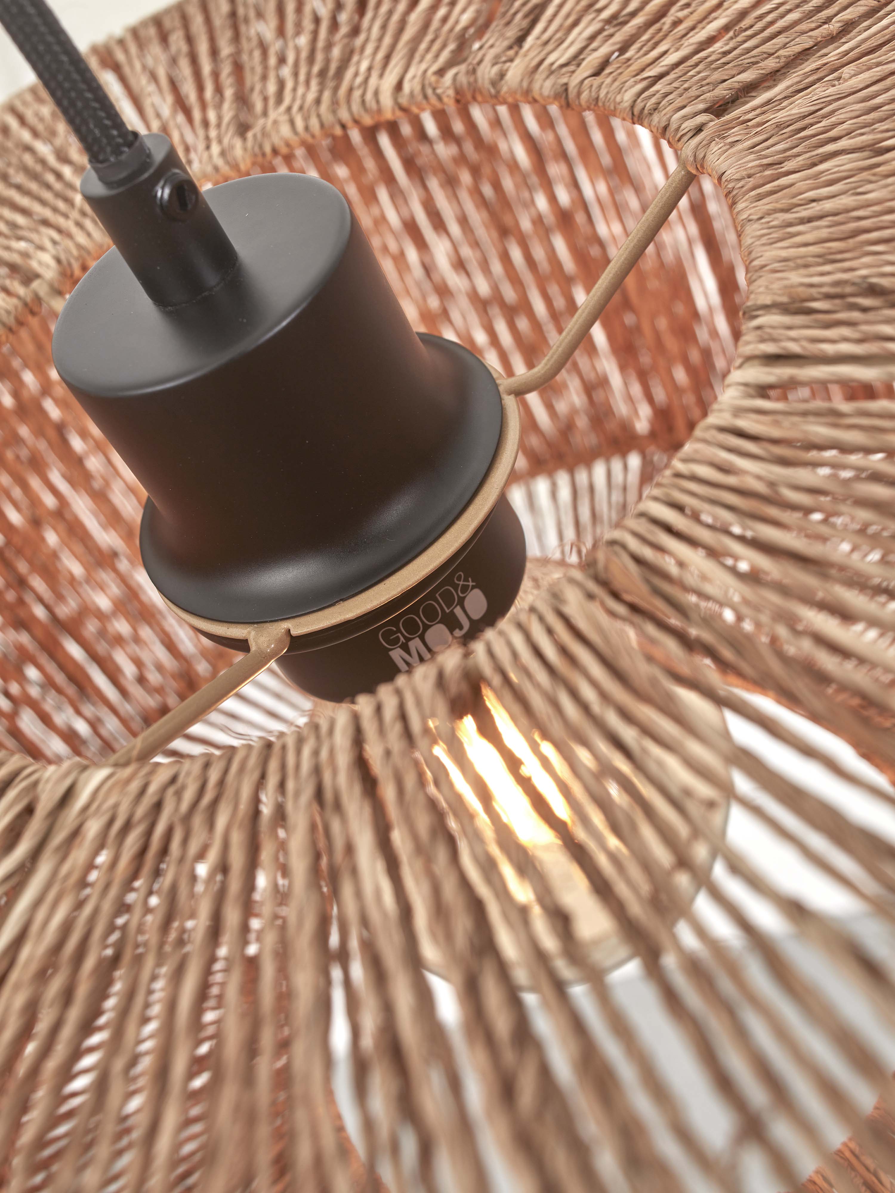 Good&Mojo Stehlampe IGUAZU braun | 57x31x150cm