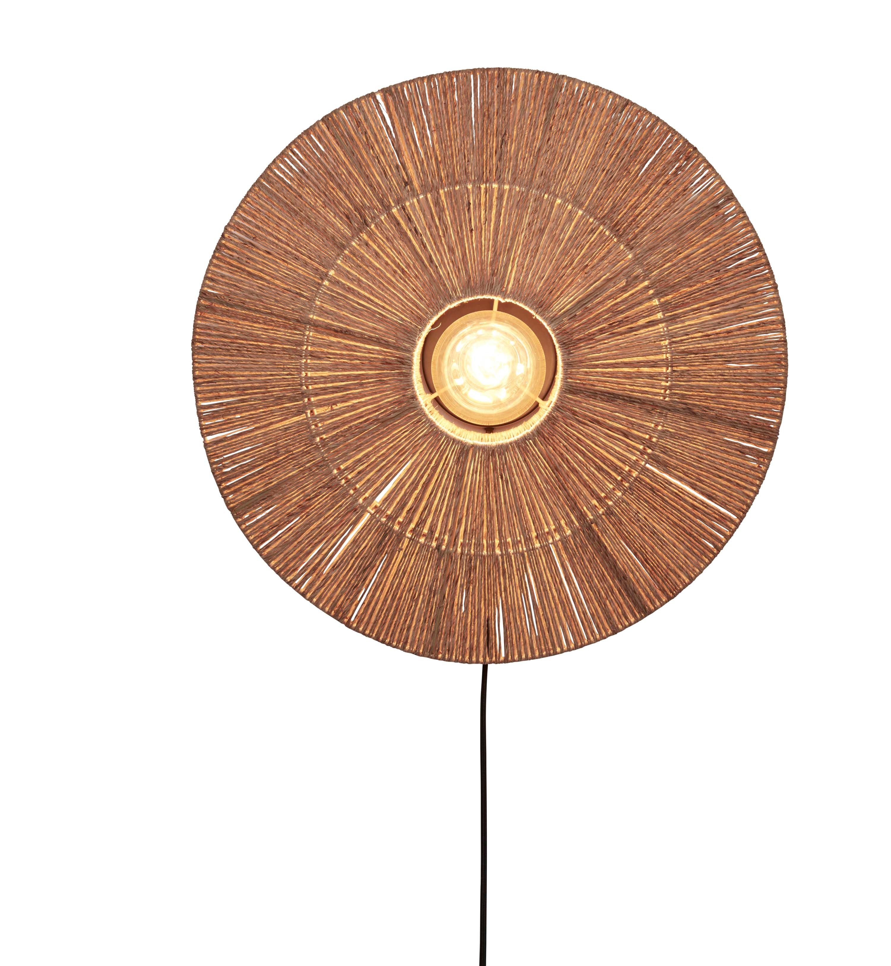 Good&Mojo Wandleuchte IGUAZU braun | 55x14x55cm