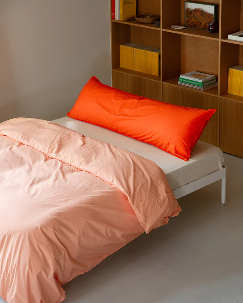 Suite702 Kissenbezug BEDMATE 180 POPPY ORANGE orange | 50x180cm