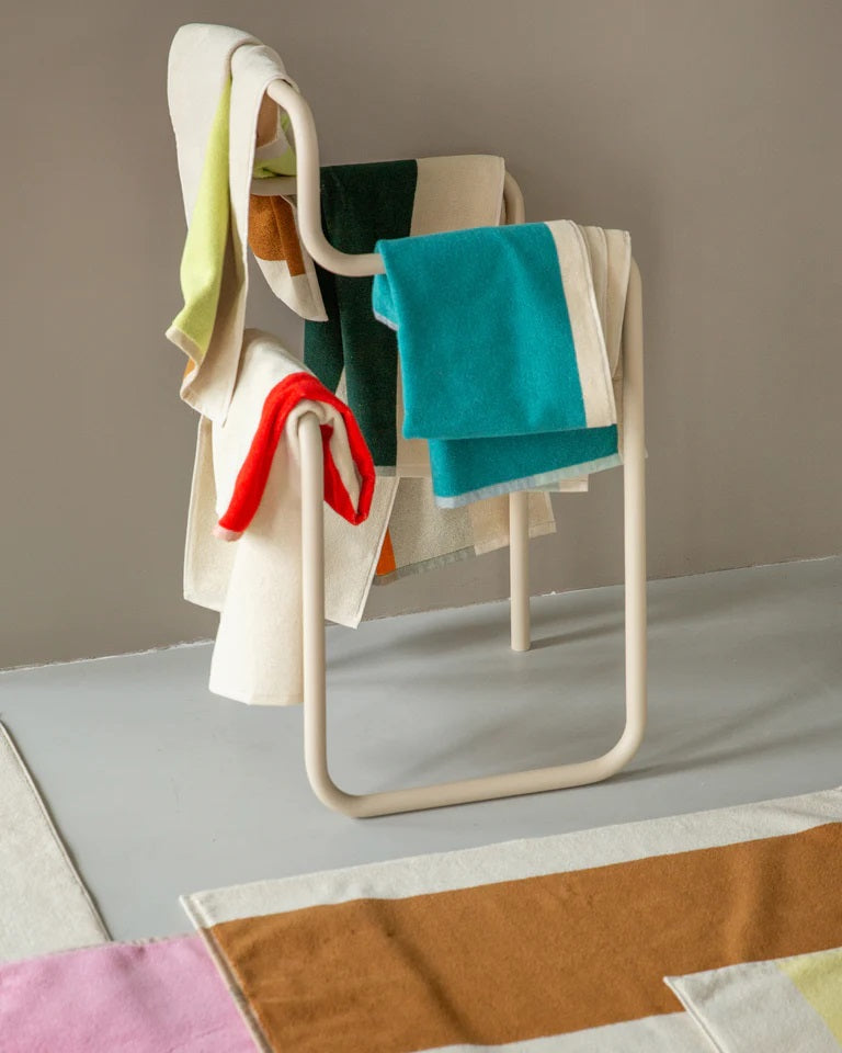 Suite702 Handtuch LIME TOFFEE gestreift | 50x100cm