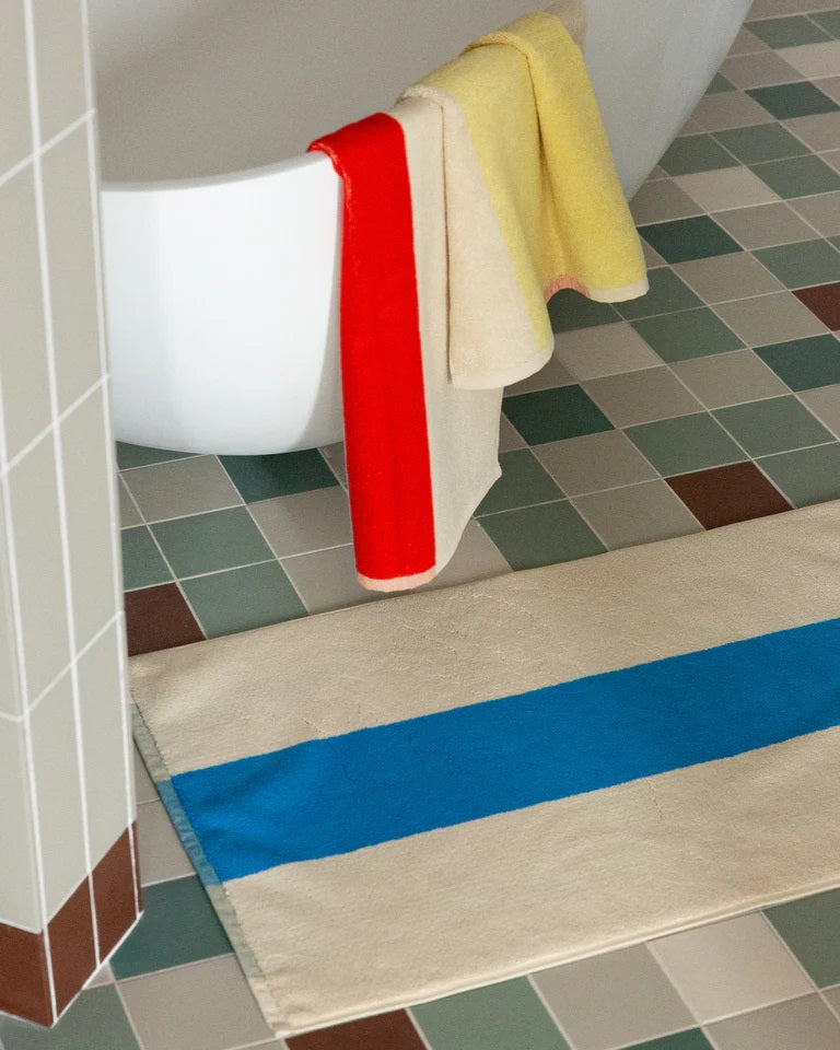 Suite702 Handtuch RED YELLOW gestreift | 50x100cm