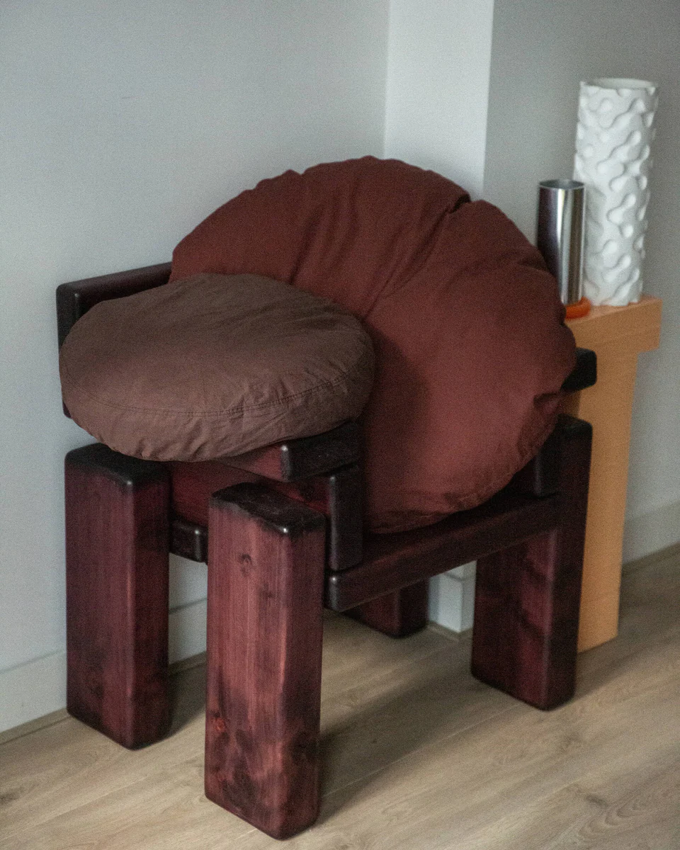 Suite702 Kissenbezug Really bigDot BRIQUE RED rot | Ø80cm