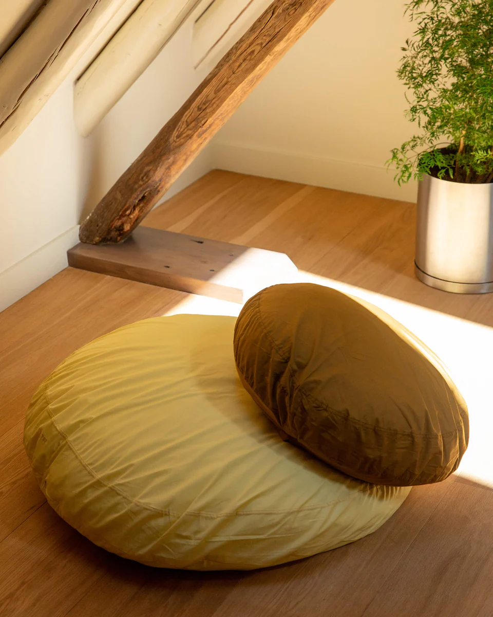 Suite702 Kissenbezug Really bigDot BUTTER YELLOW |Ø80cm