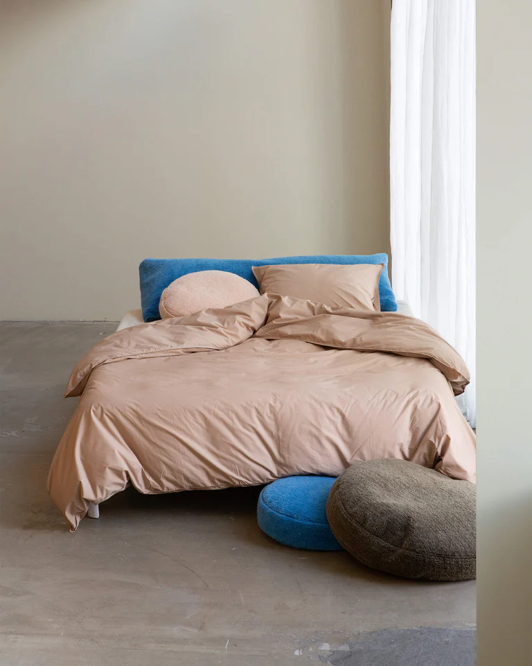 Suite702 Kissenbezug bigDot Furry BRILLIANT BLUE blau | Ø50cm