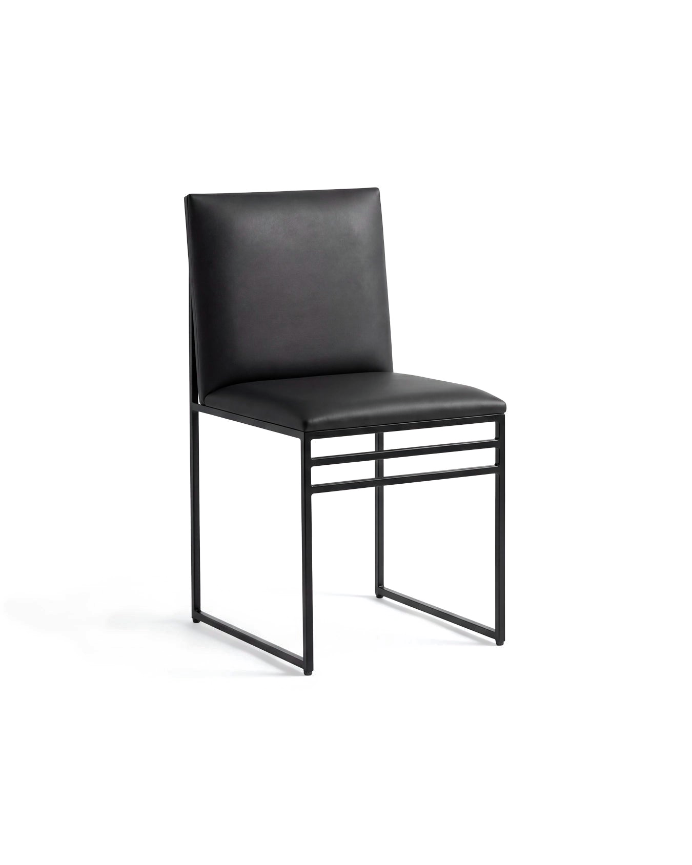 by Crea® Esszimmerstuhl ISABELL Leder Jade Black