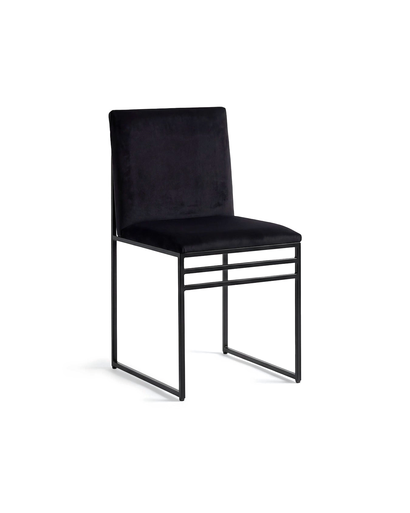 by Crea® Esszimmerstuhl ISABELL Samt Jade Black