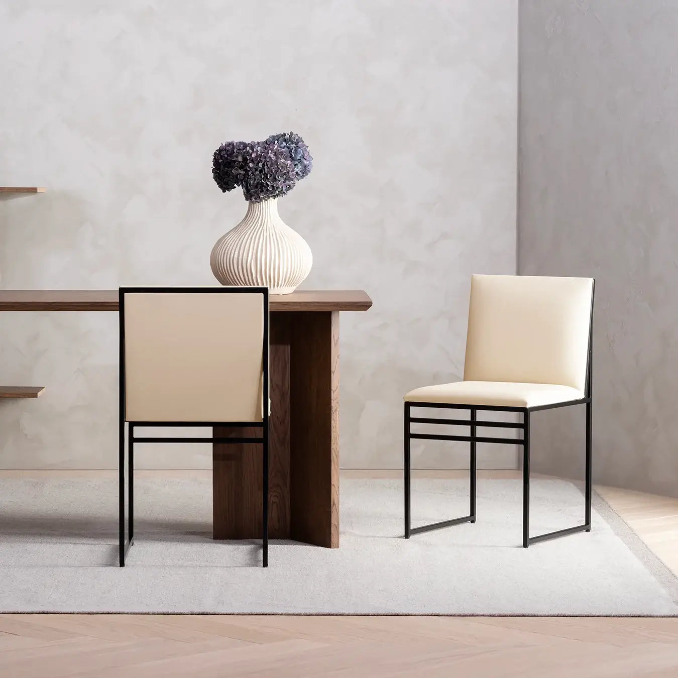 by Crea® Esszimmerstuhl ISABELL Leder Sand
