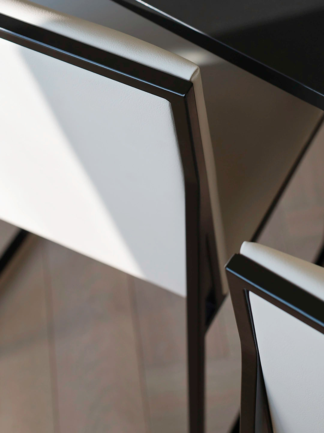by Crea® Esszimmerstuhl ISABELL Leder Ivory