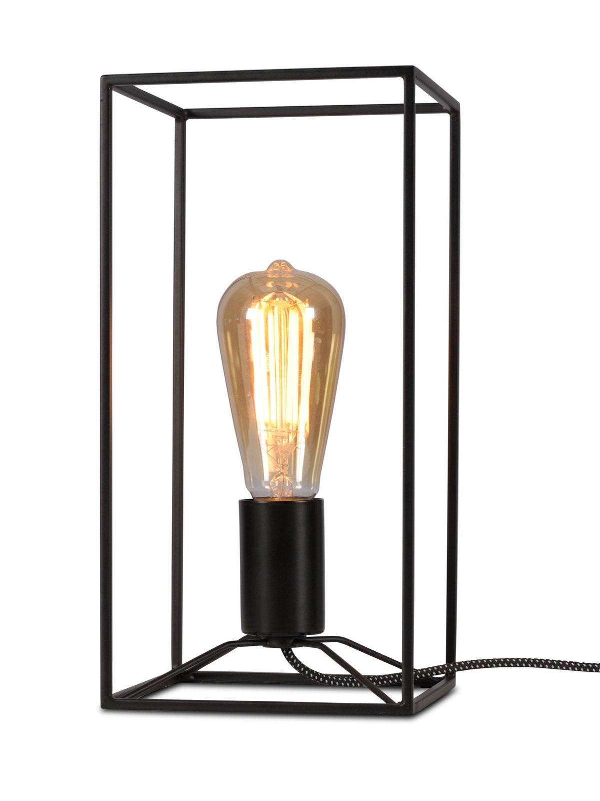 It's about RoMi Tischlampe ANTWERP schwarz | 15x15x30cm - Sir Henrys