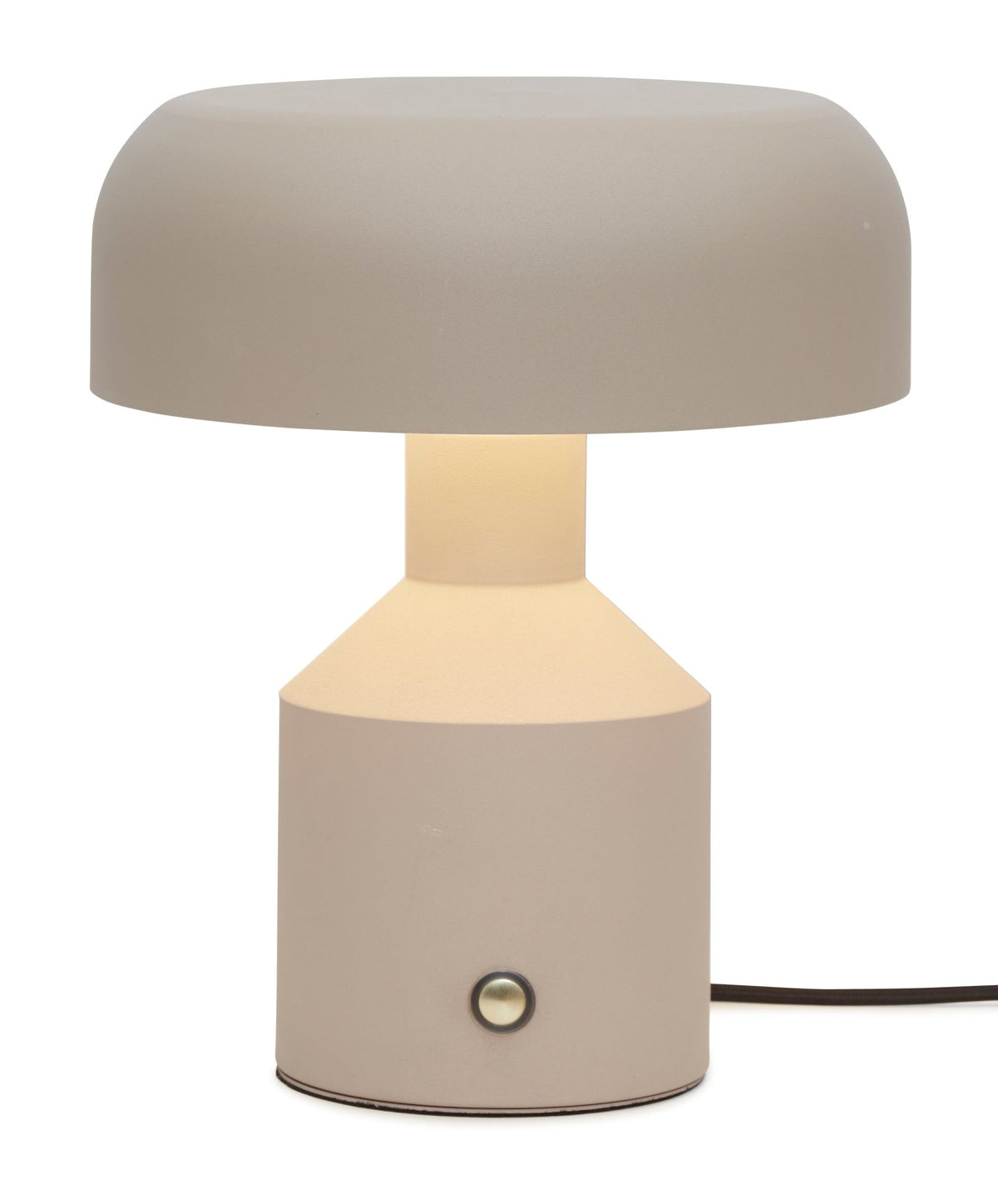 It's about RoMi Tischlampe PORTO grau | 25x25x30cm - Sir Henrys