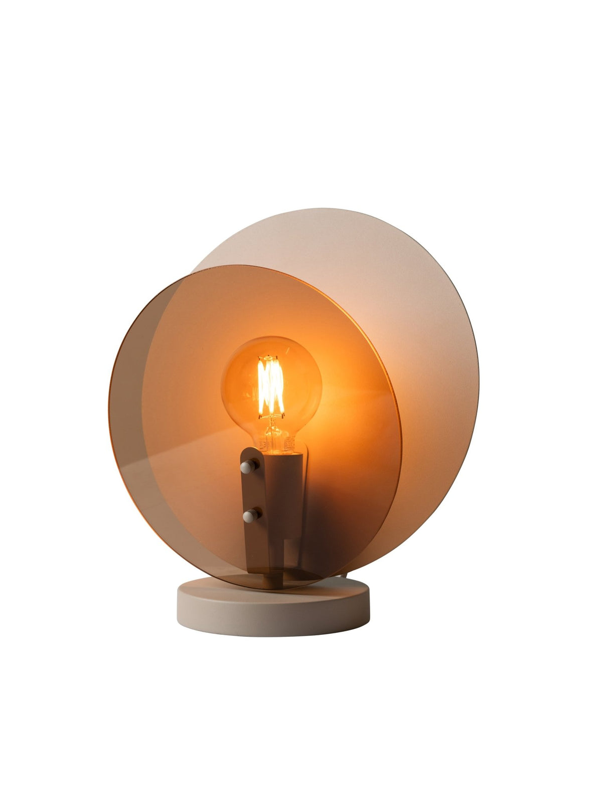 It's about RoMi Tischlampe TOLEDO bernstein | 22x30x32,5cm - Sir Henrys