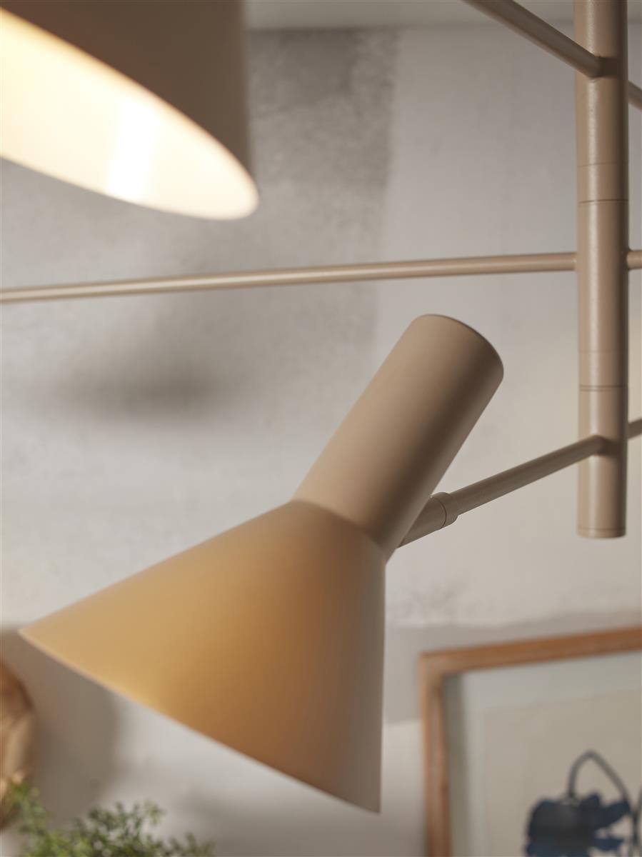 It's about RoMi Deckenlampe IZMIR sandfarben | 124x124x40cm