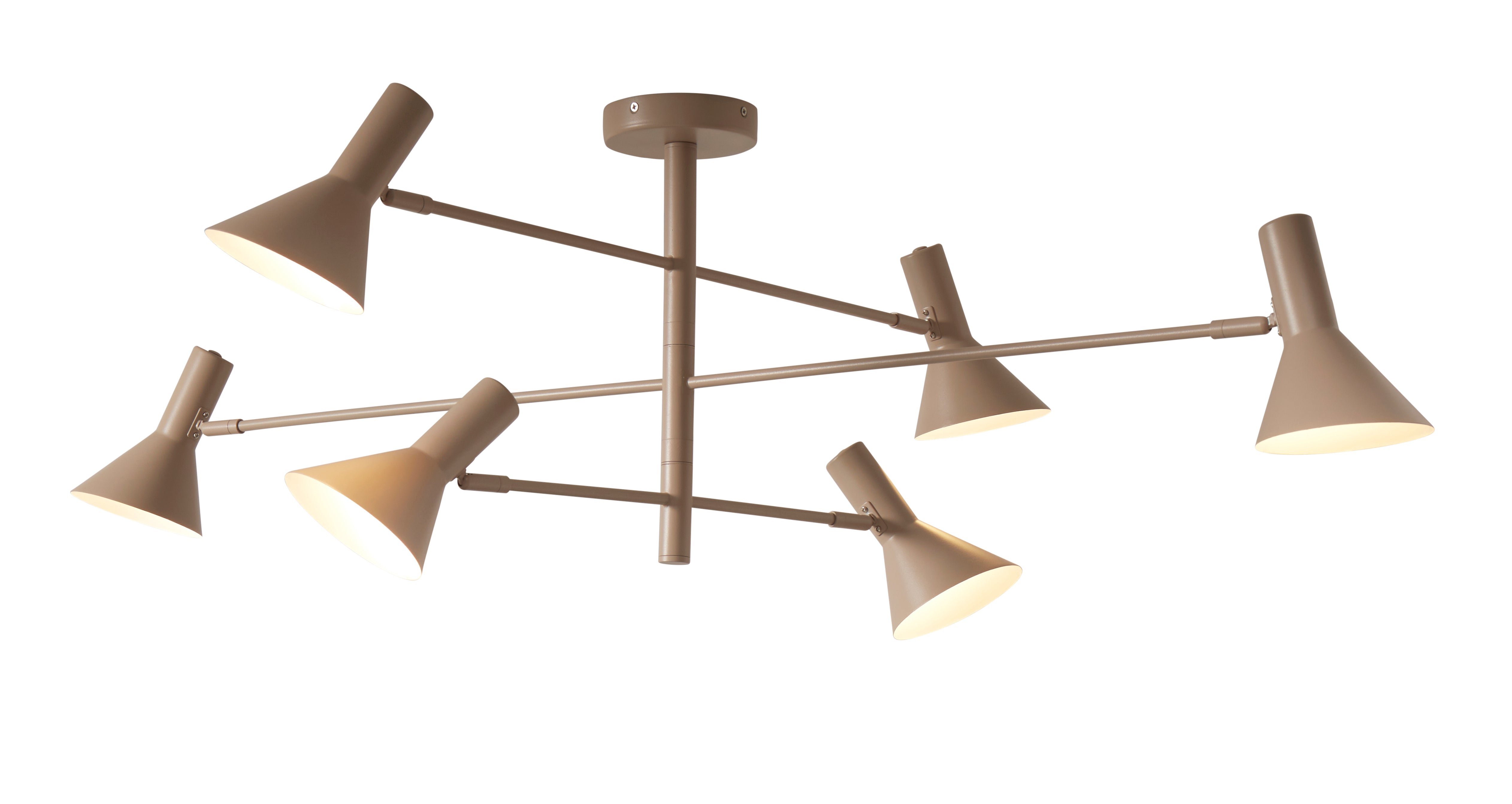 It's about RoMi Deckenlampe IZMIR sandfarben | 124x124x40cm